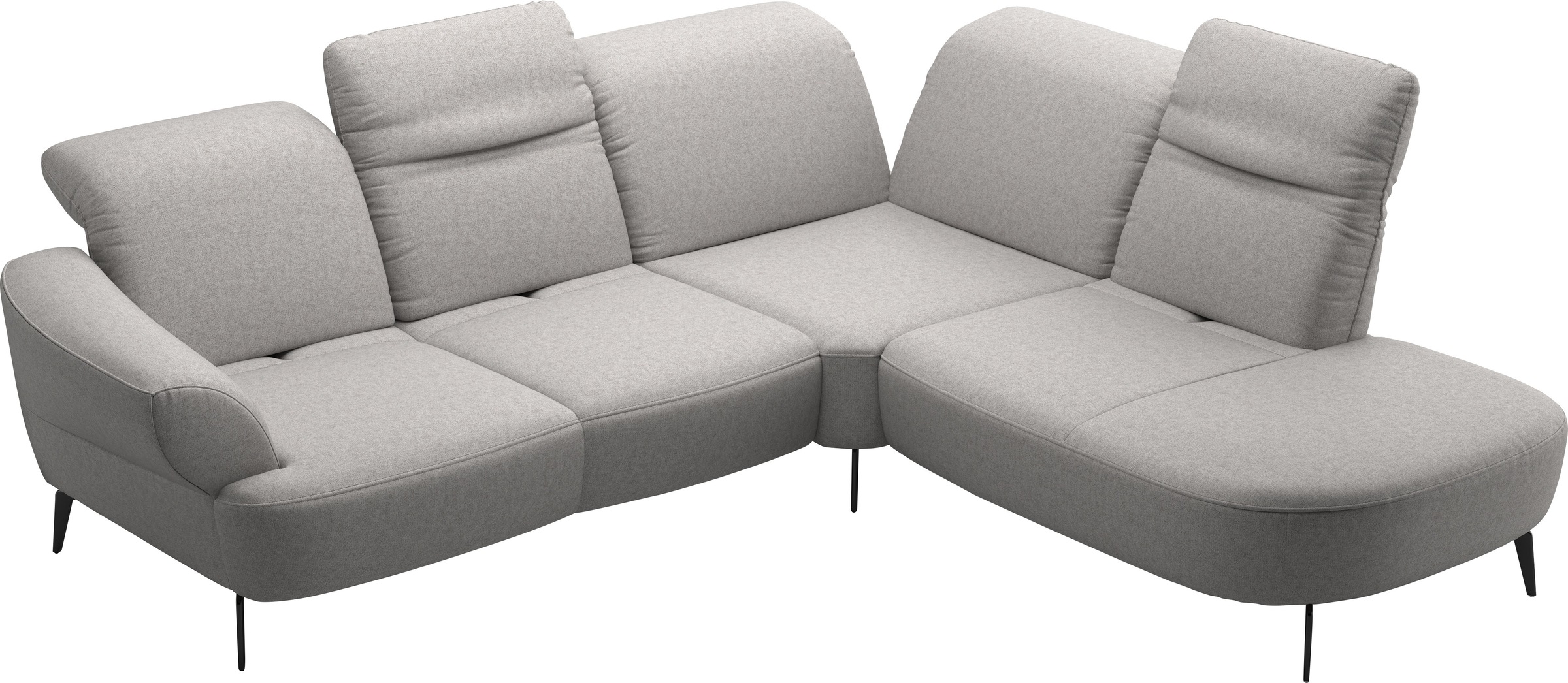 sit&more Ecksofa »Dance«, inkl.System Click&Seat und Sitztiefenverstellung