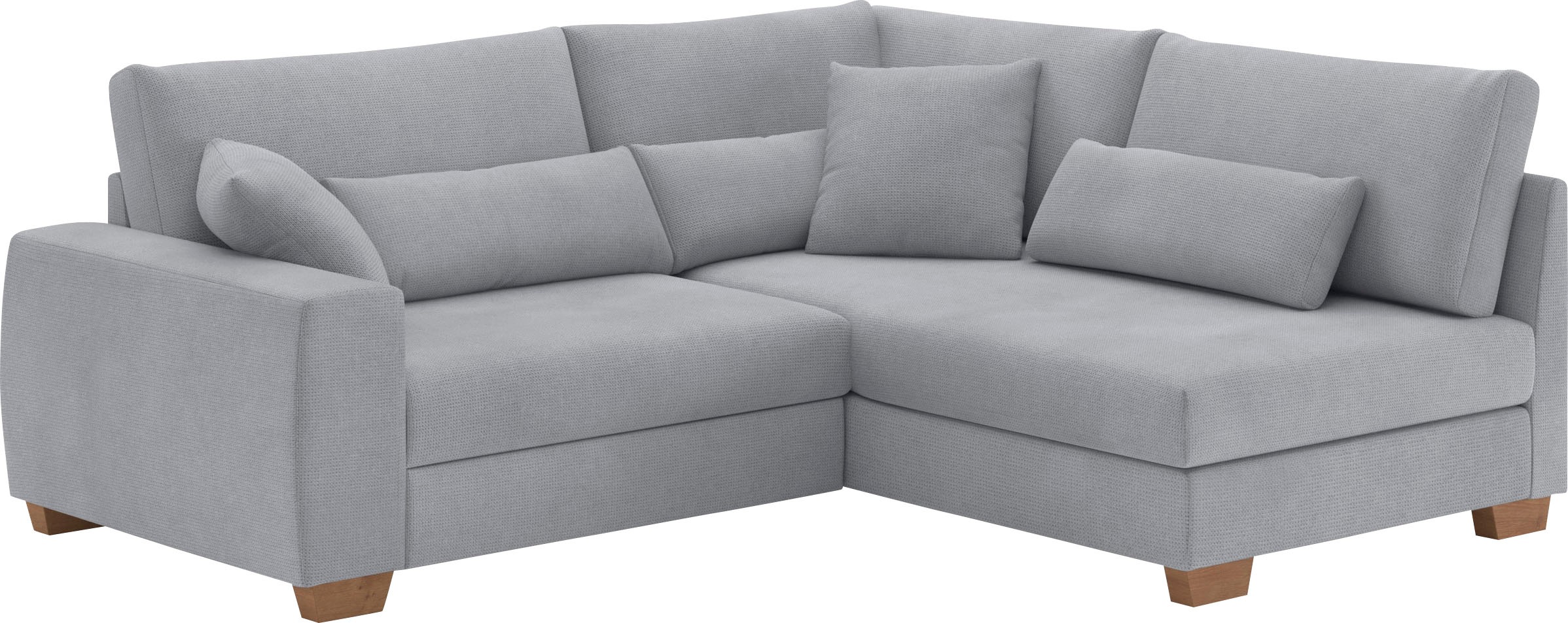 Mr. Couch Ecksofa »Helena L-Form«, Mit Federkern, wahlweise mit Bettfunktion und Taschenfederkern