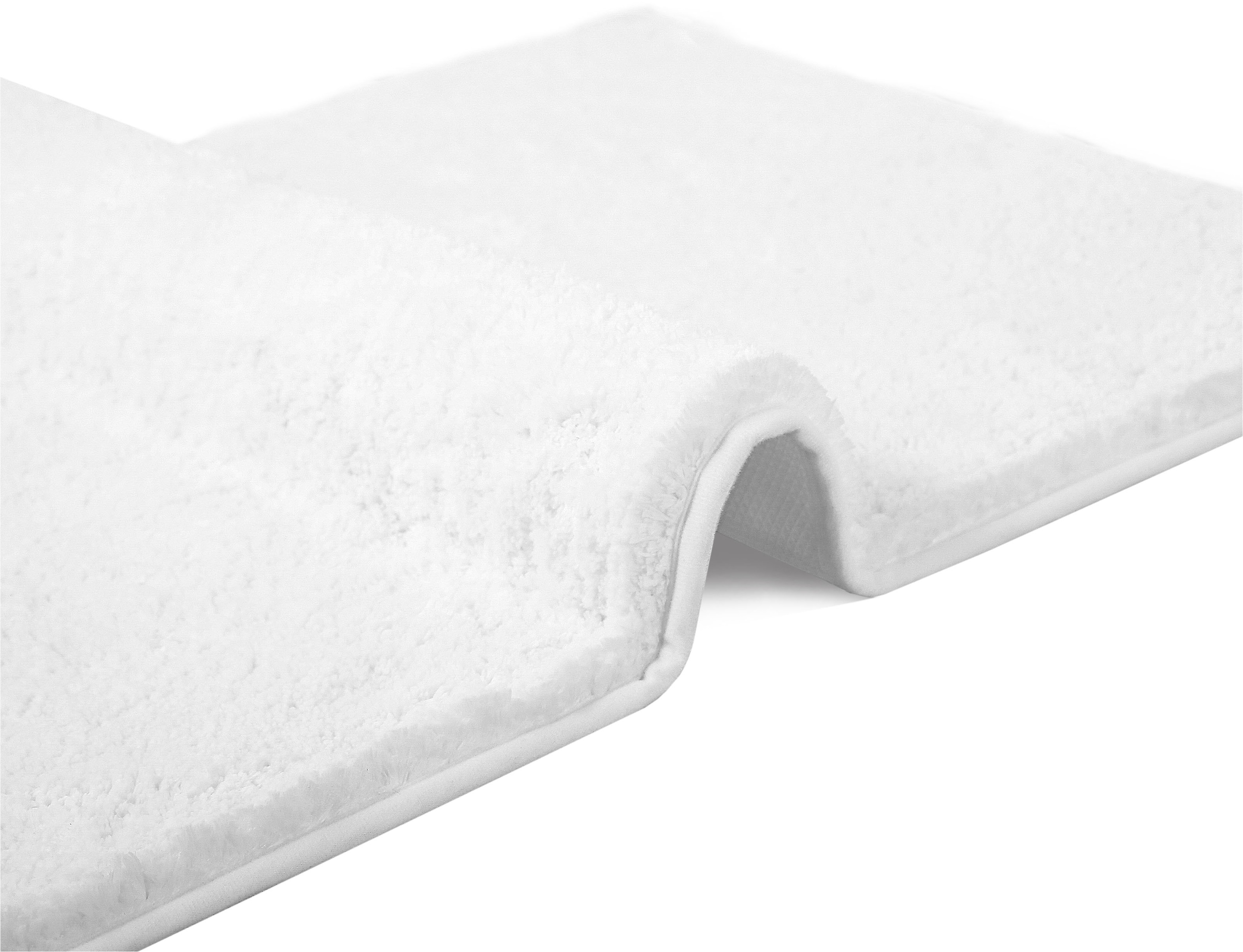 my home Badematte »Juna, Badteppich«, rutschhemmend beschichtet, fußbodenheizungsgeeignet-strapazierfähig, besonders weich, Badematten, unifarben