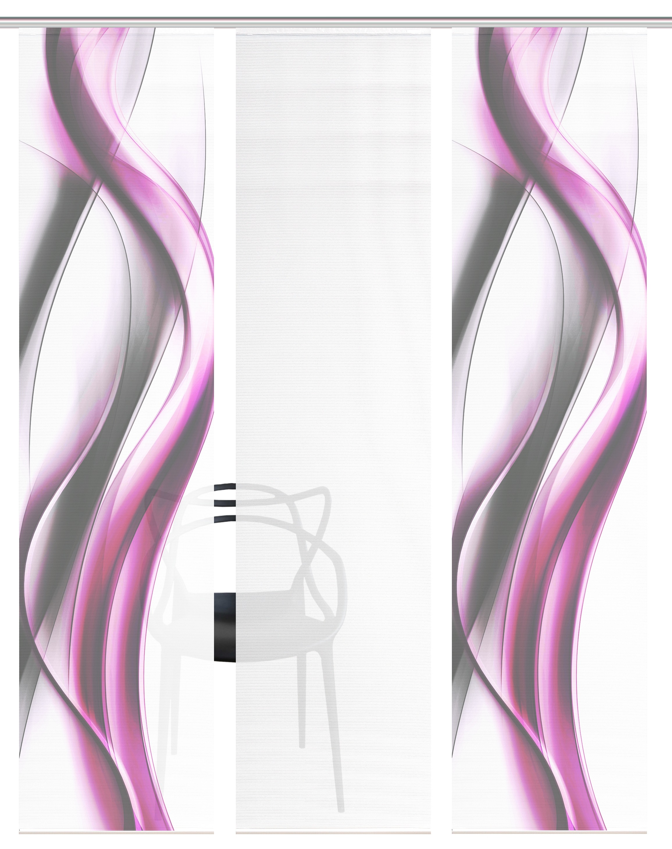 Vision S Schiebegardine »CARA« Paneelwagen 3 Stk. tlg. Schiebevorhang,Bambu günstig online kaufen