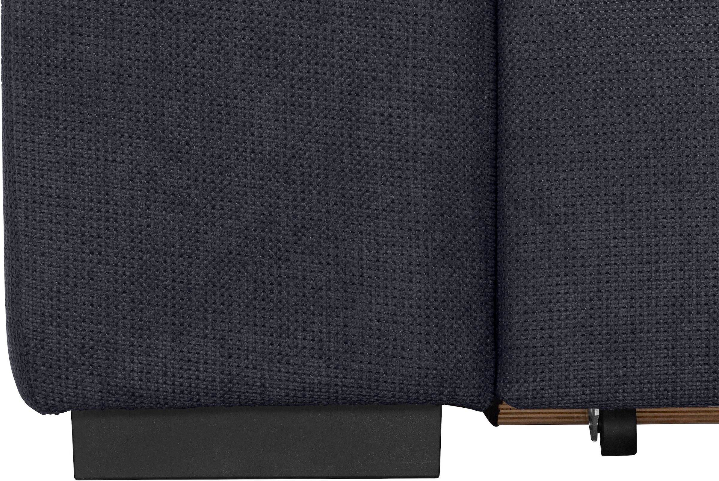 COTTA Ecksofa »Lola L-Form«, (Set, mit Hocker), mit Hocker & Kopfteilfunktion, wahlw. Bett- und Armteilfunktion