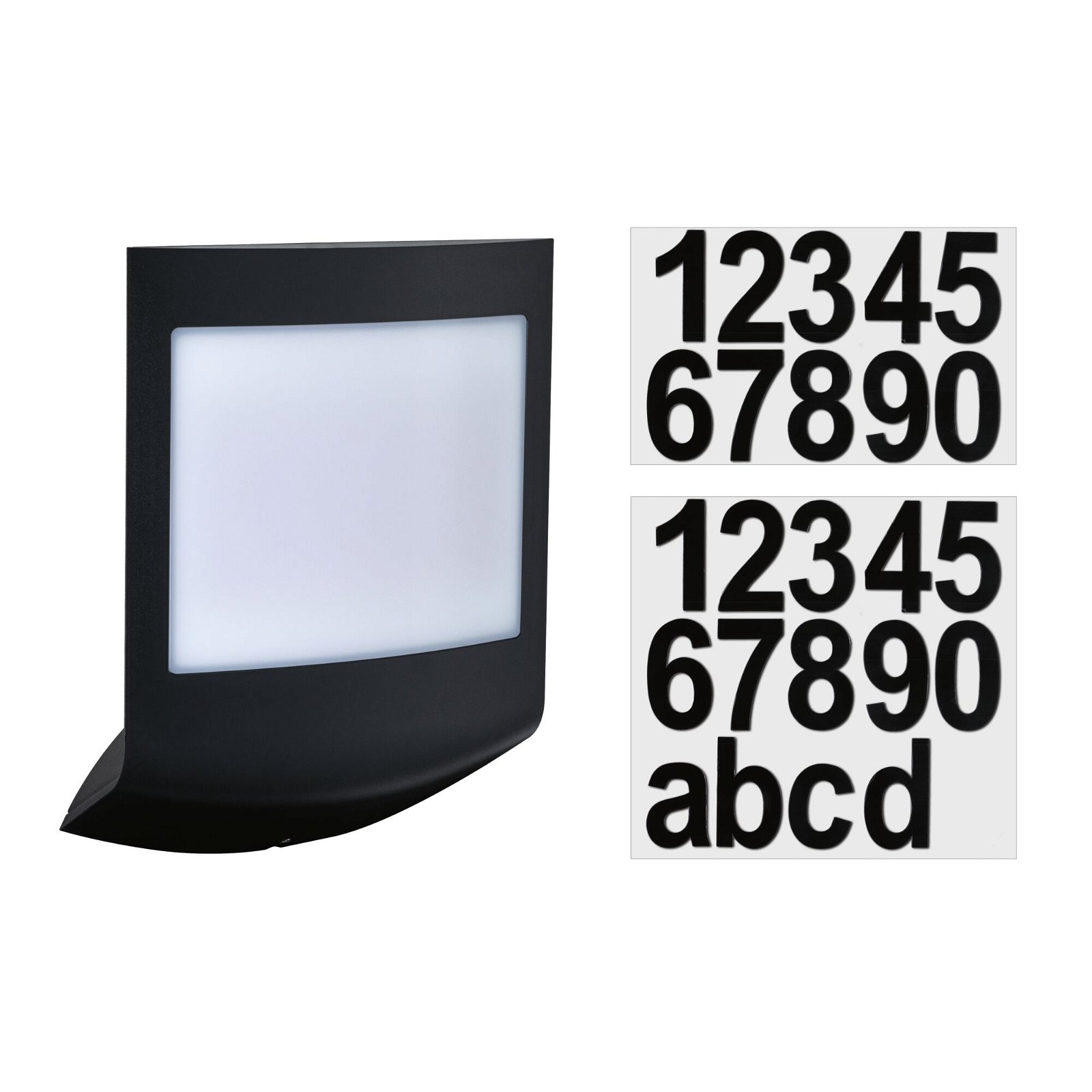 Paulmann LED Außen-Wandleuchte »Padea IP44 198x71mm 8,2W 550lm 230V Anthrazit Kunststoff«, 1 flammig, Smart Home Zigbee 3.0 Dämmerungssensor insektenfreundlich
