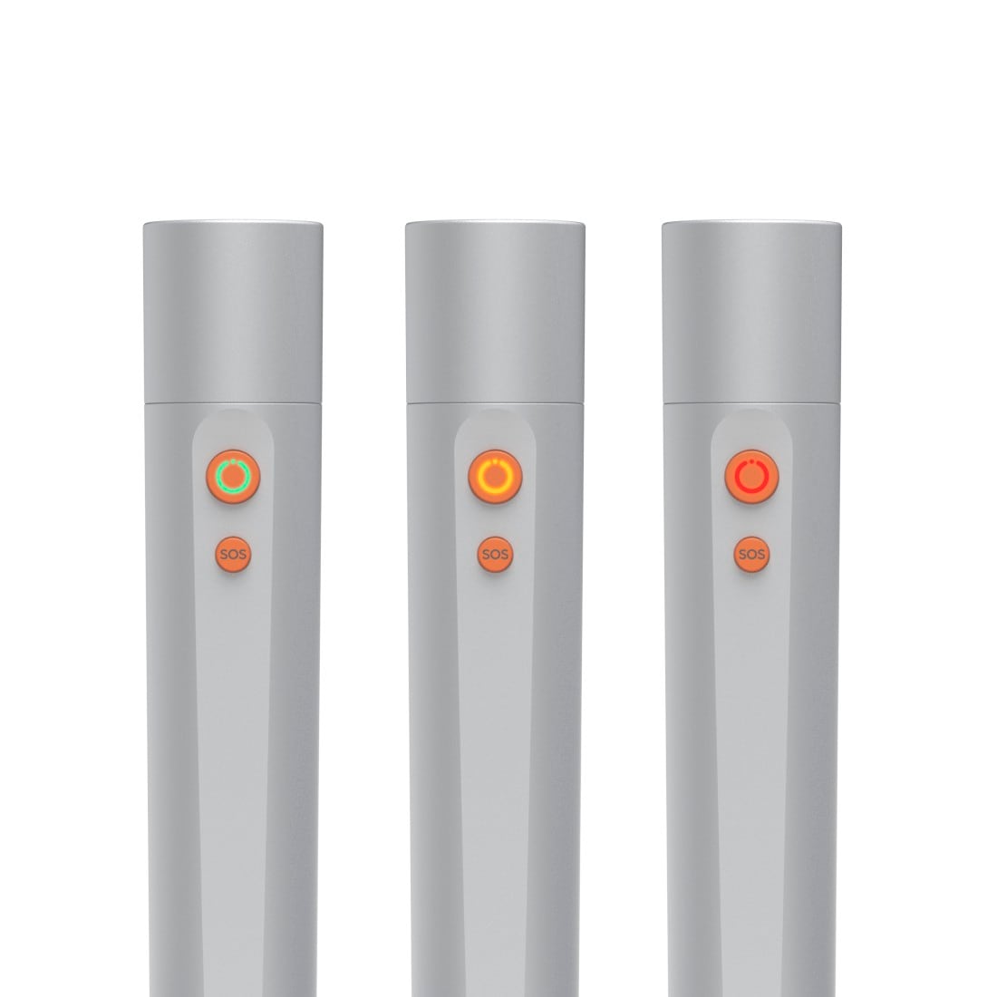 Hama LED Taschenlampe »LED-Taschenlampe, aufladbar, Aluminium, 4 Modi + SOS« stromsparend, robust