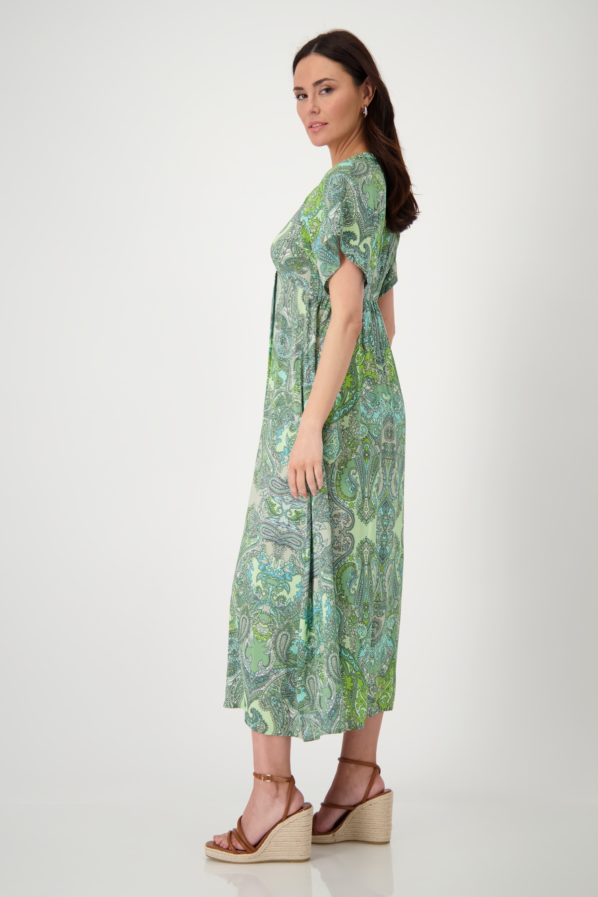 Monari Maxikleid, mit Paisleymuster