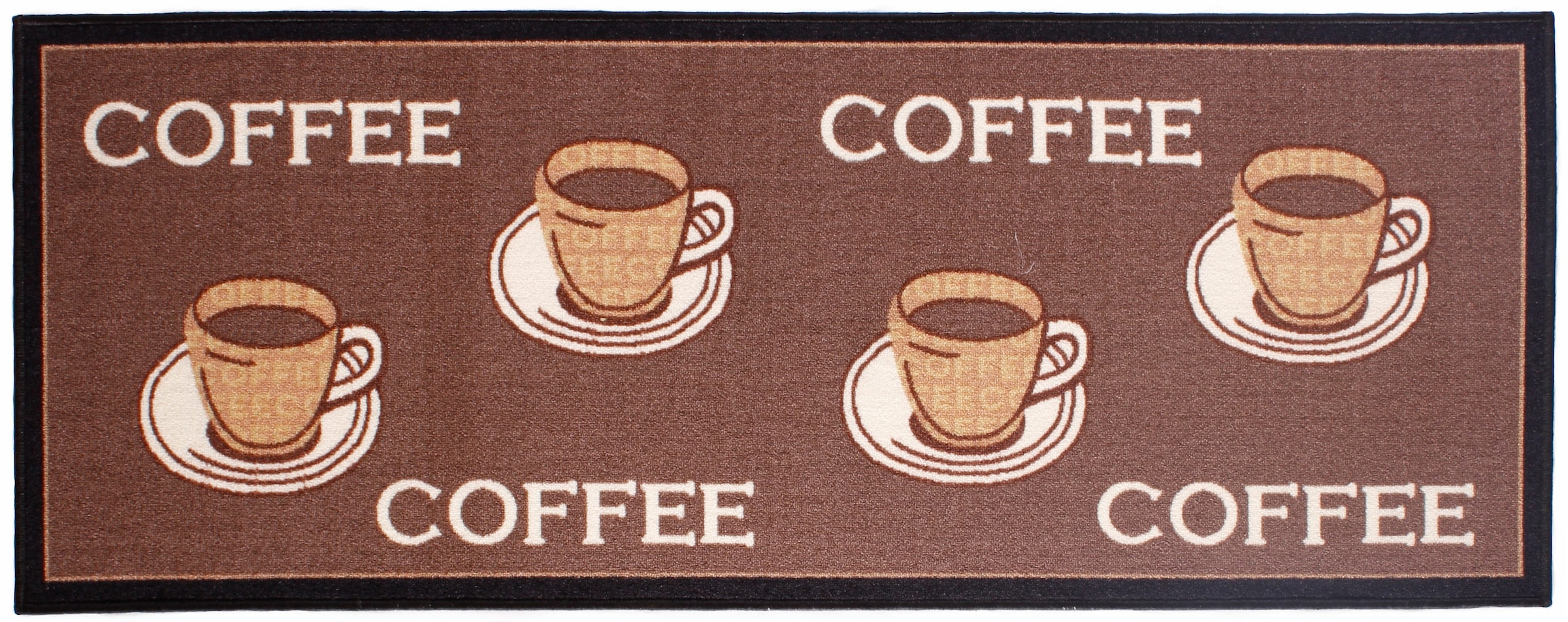 Andiamo Küchenläufer »Coffee«, rechteckig, 5 mm Höhe, Motiv Kaffee, mit Sch günstig online kaufen