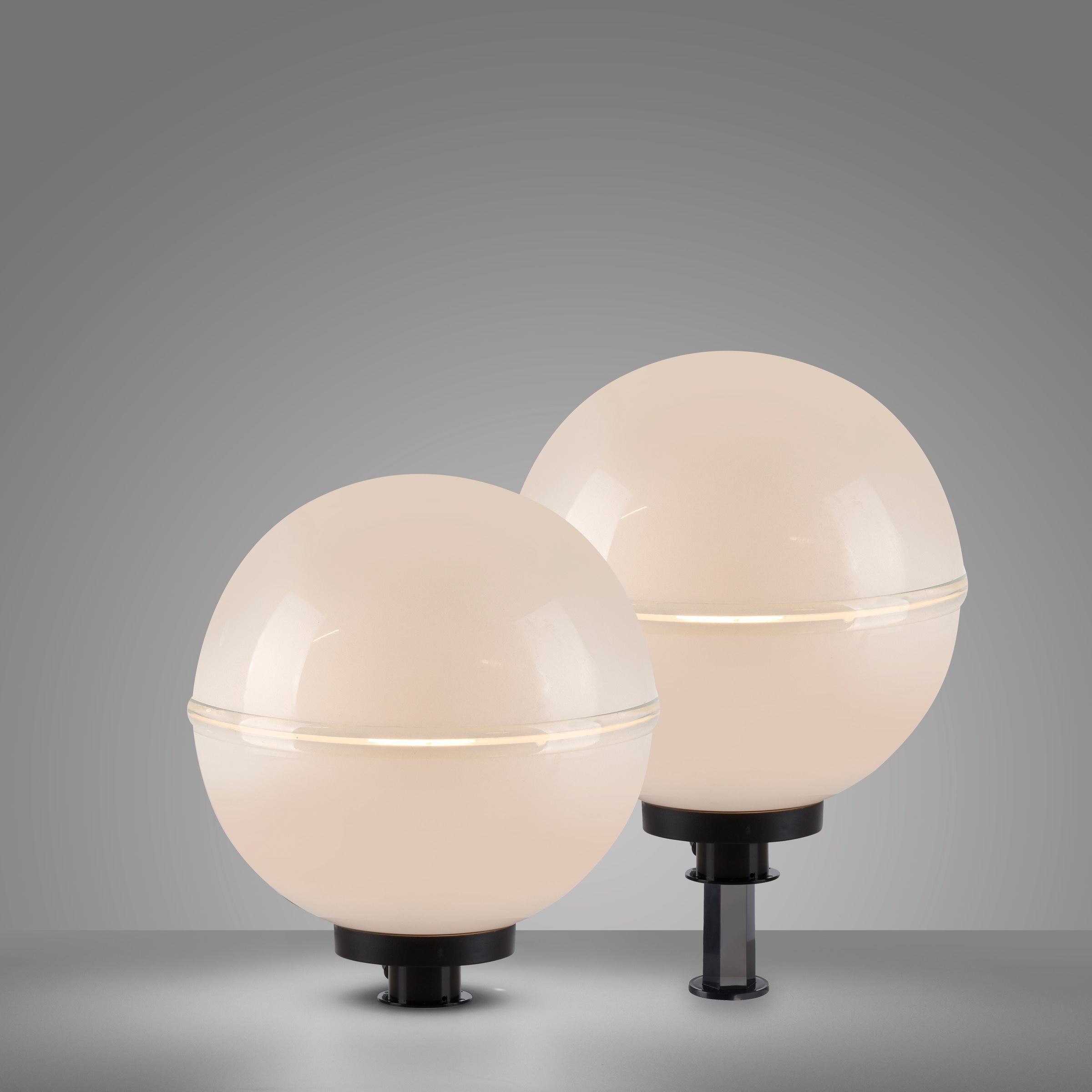 JUST LIGHT Kugelleuchte »HEMIS«, Set 2teilig, IP44, ohne Leuchtmittel E27