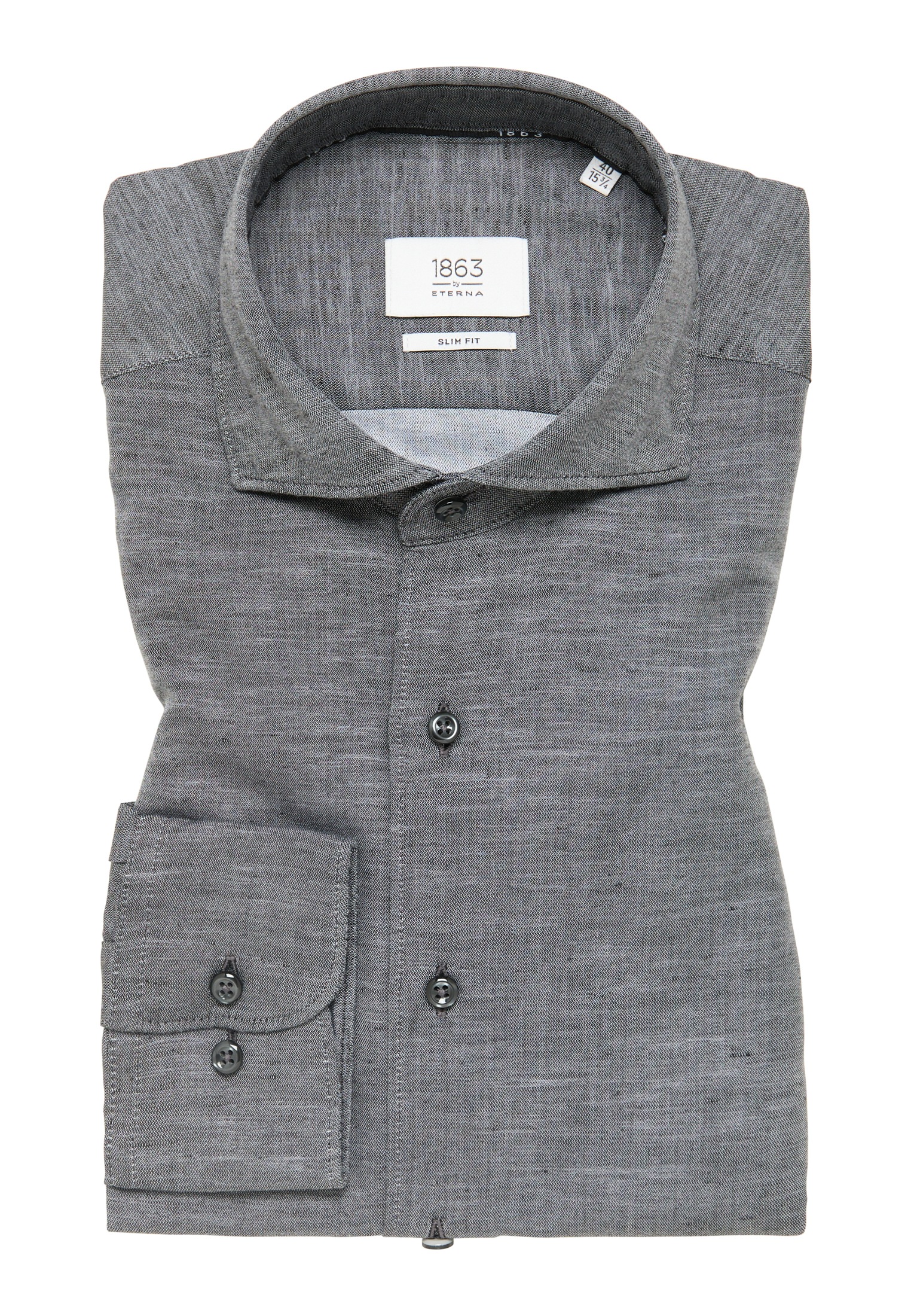 Eterna Langarmhemd »SLIM FIT«, EASY IRON (bügelleicht)