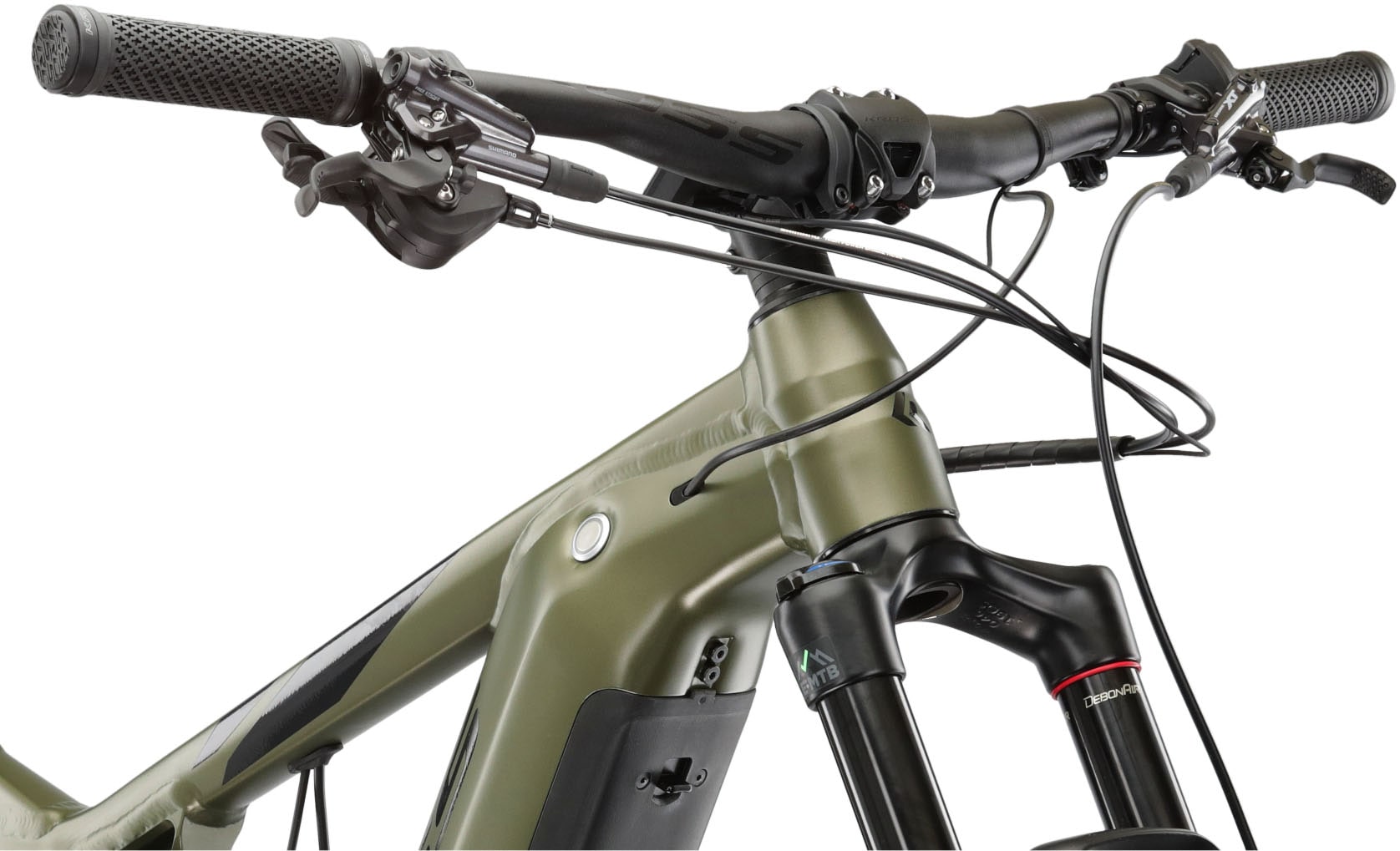 Kross E-Bike »E-MTB Soil Boost 2.0 630 29/27,5 Zoll grün«, 12 Gang, Shimano, DEORE SLX M7100, Mittelmotor 250 W, Pedelec, Elektrofahrrad für Damen und Herren