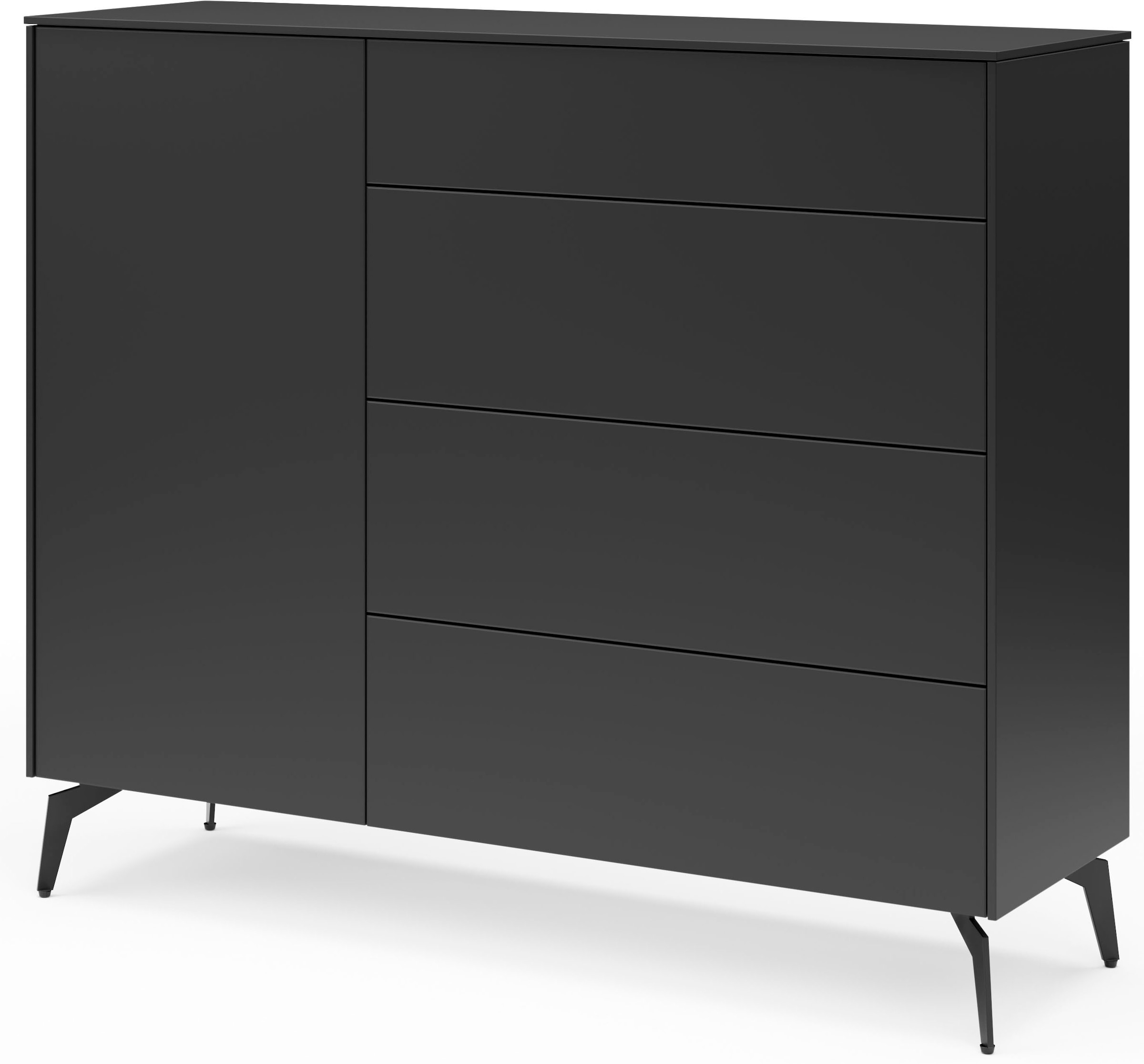 set one by Musterring Möbelfuß »Riverside« 4er Set Metallfüße, Fußhöhe 15cm