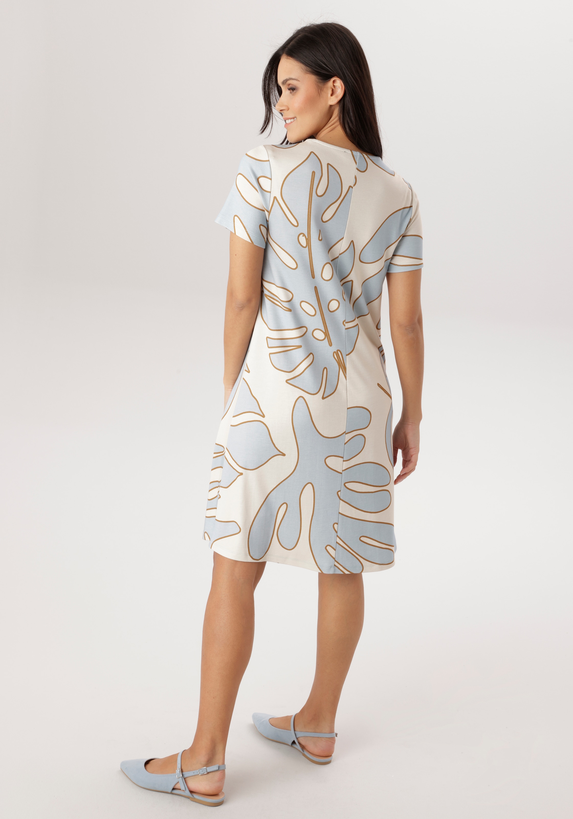 Aniston SELECTED Jerseykleid in leichter A-Linien-Form - NEUE KOLLEKTION