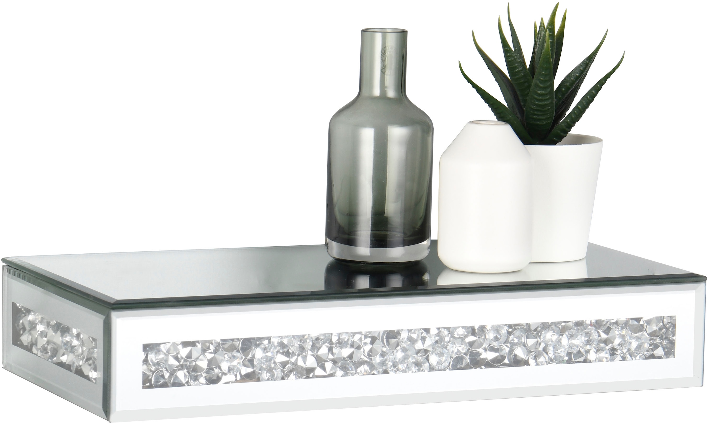 MIRRORS AND MORE Wandregal »Glitty«, (1 St.), Dekoratives Regal