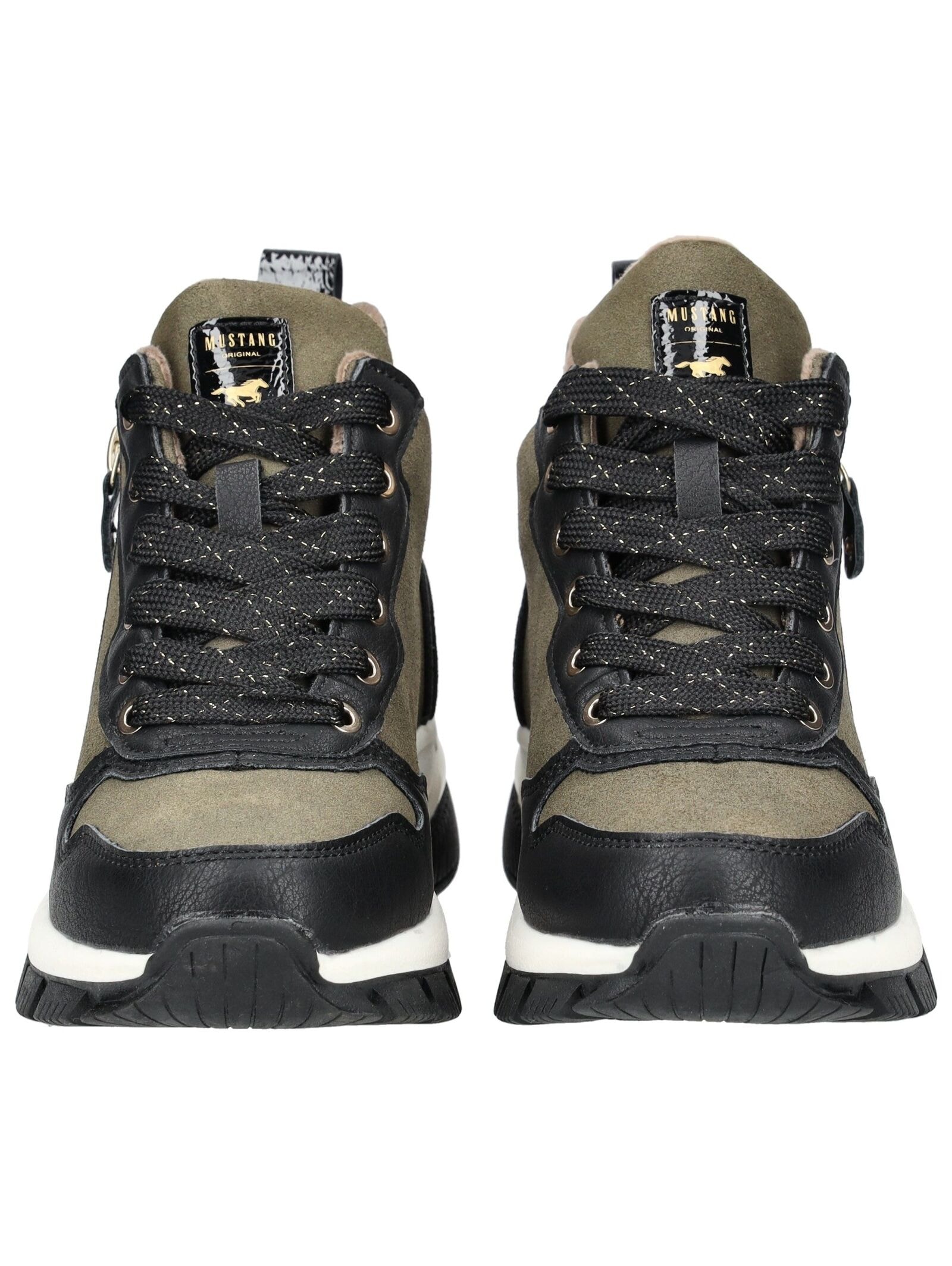 Mustang Shoes Schnürstiefelette »Mustang Shoes Stiefelette Lederimitat«