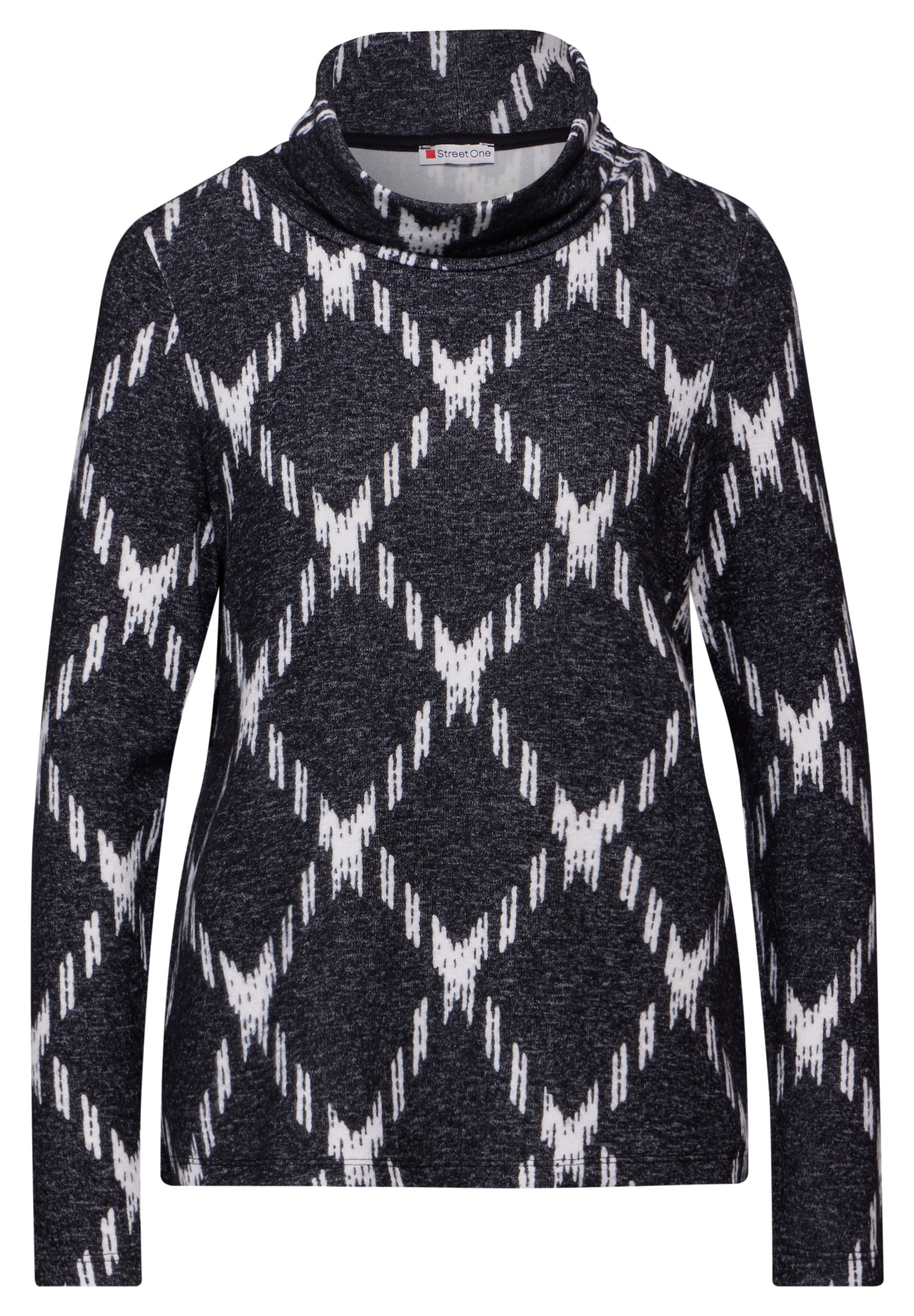 STREET ONE Langarmshirt, mit Rollkragen