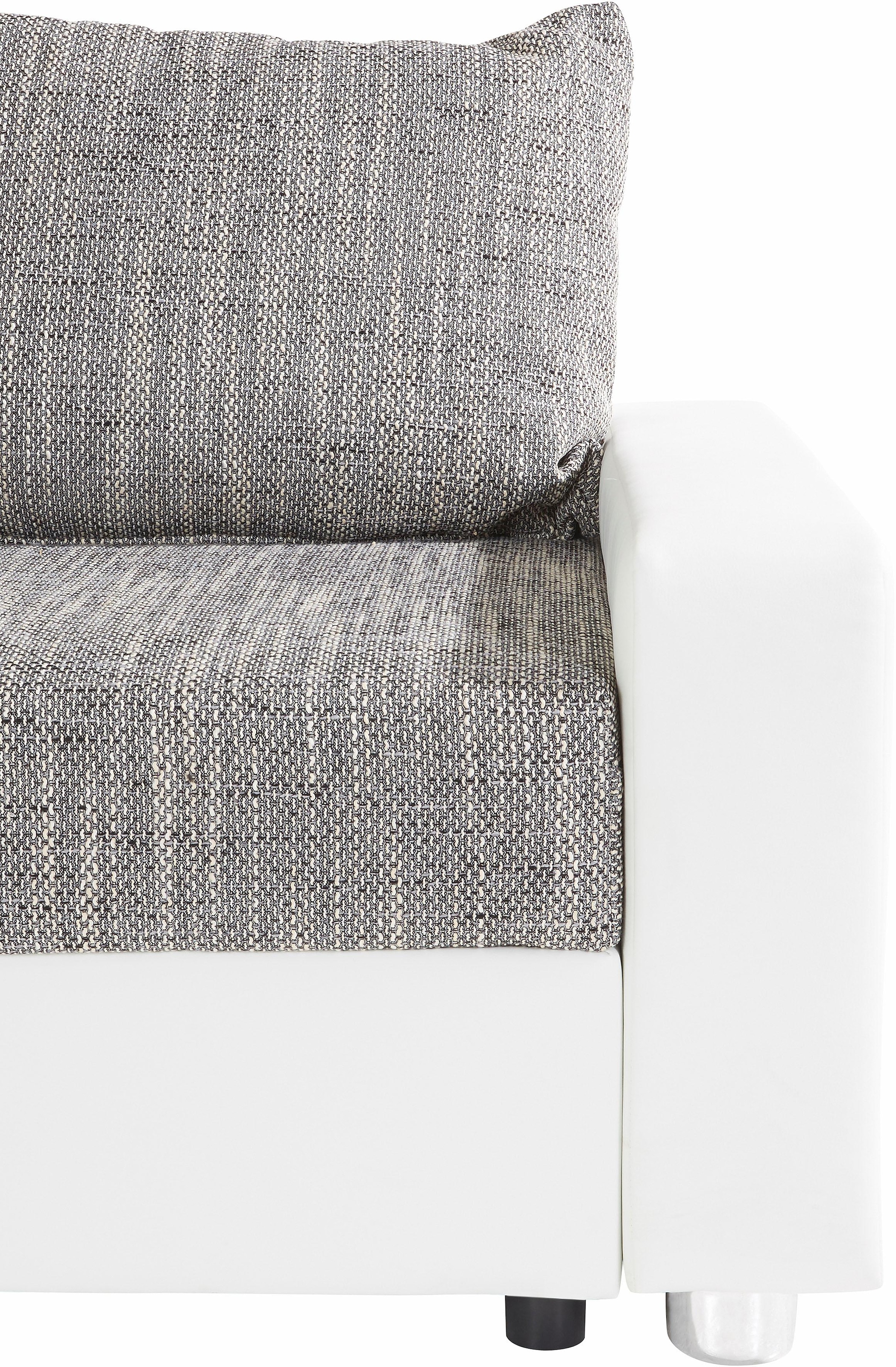 COLLECTION AB Ecksofa »Relax L-Form«, inklusive Bettfunktion, Federkern, wahlweise mit RGB-LED-Beleuchtung