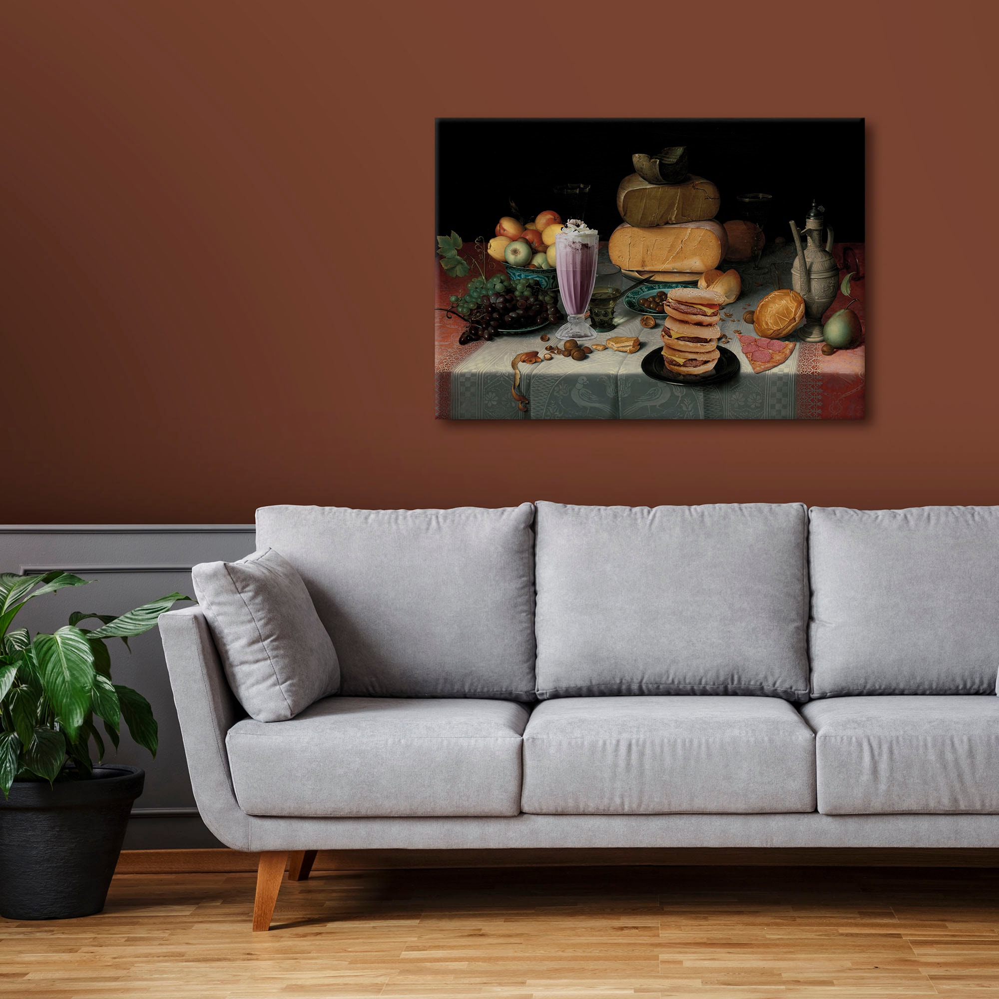 Art for the home Leinwandbild »Junkfood«, (1 St.) günstig online kaufen