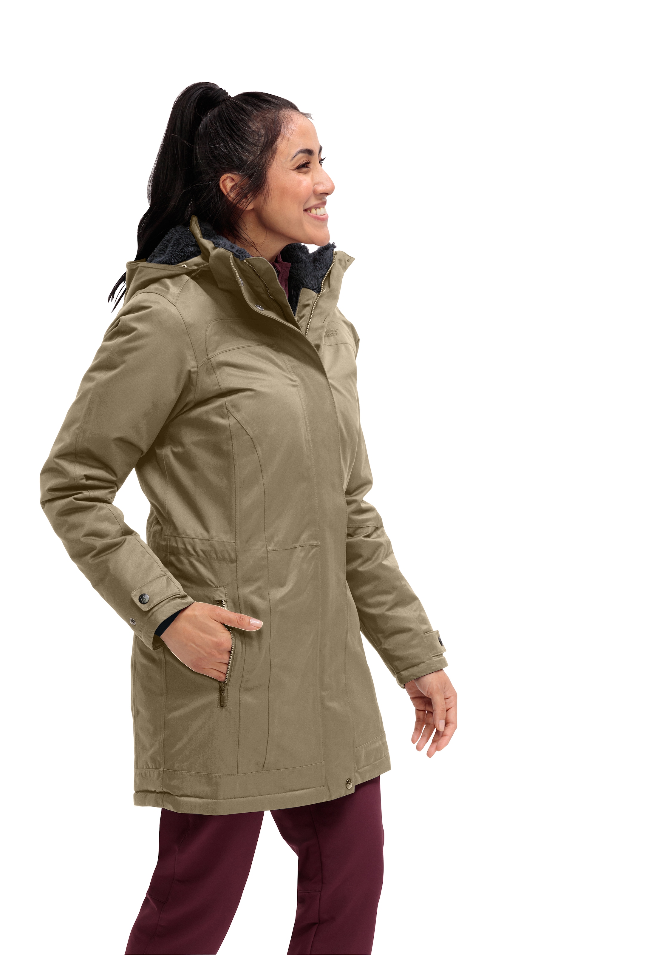 Maier Sports Funktionsjacke »Lisa 2.1«, Damen Mantel, atmungsaktiver Wintermantel, 2 RV-Taschen, Regular Fit
