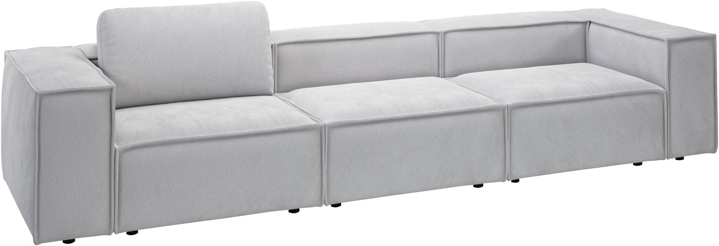Places of Style 3,5-Sitzer »Watertown, modernes Big-Sofa XXL, 336 cm Breite, auch in Feincord«, Riesiges Designersofa mit viel Platz & weichen Bezügen in Trendfarben