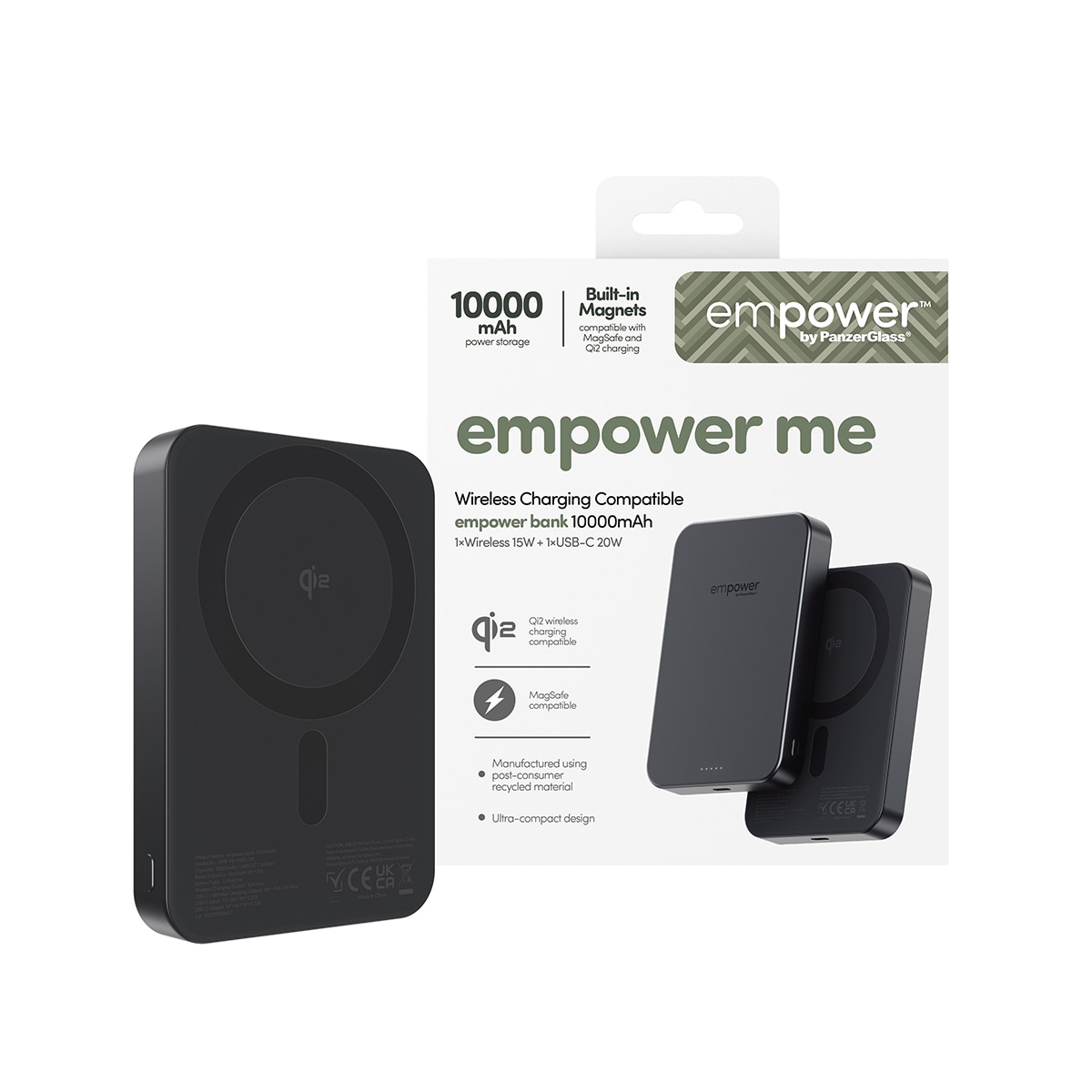empower by PanzerGlass Powerbank »empower Bank 10000 mAh« empower Bank 10000mAh Space Black