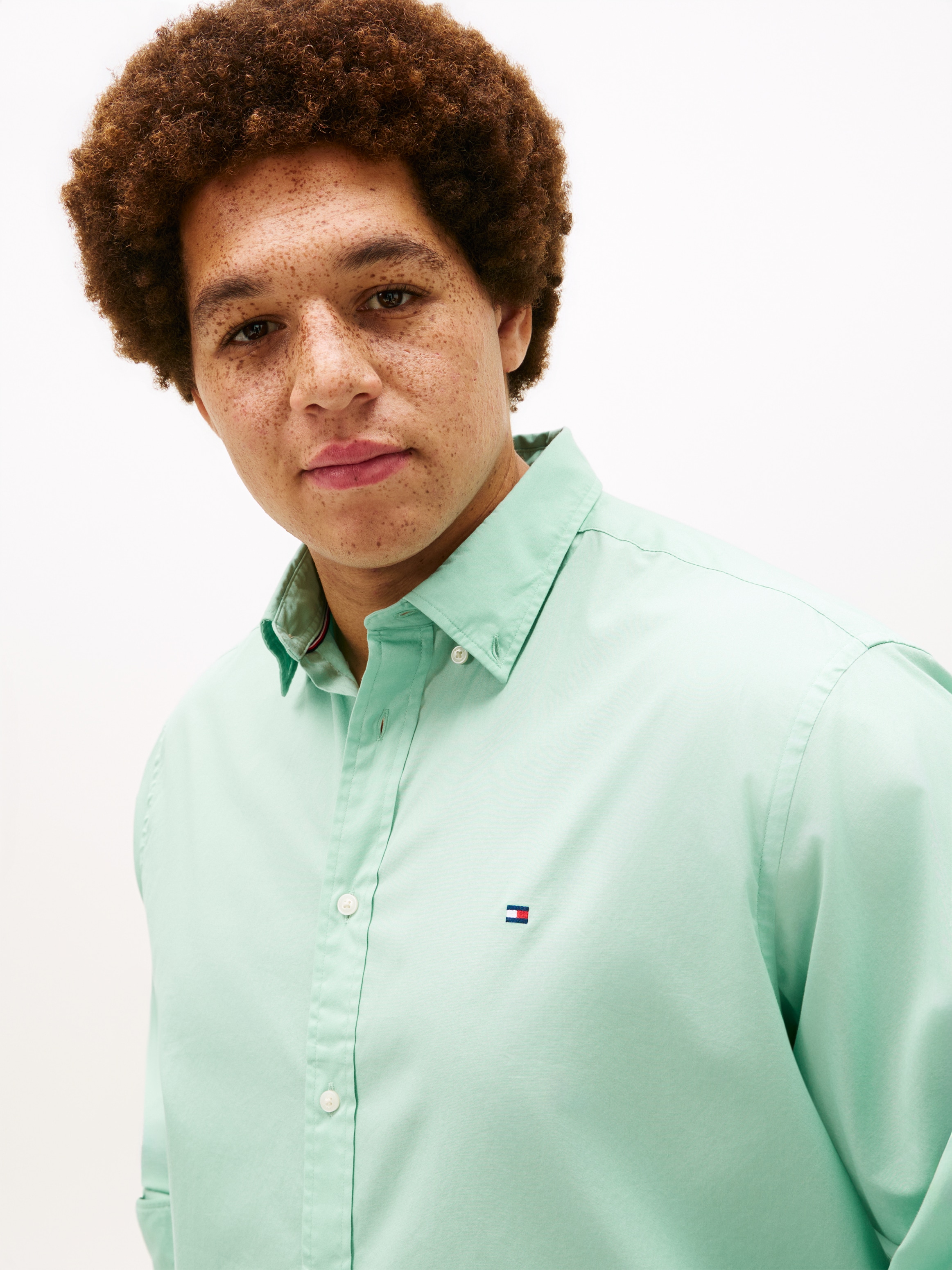 Tommy Hilfiger Big & Tall Langarmhemd »BT-FLEX POPLIN SOLID« Große Größen, regular fit