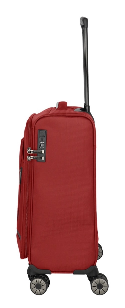 travelite Handgepäck-Trolley »JETPACK Max 4 Cabin, konzip. für Lufthansa, Austrian Airlines & Swiss«, 4 Rollen, Weichgepäck-Koffer Handgepäck für die meisten gängigen Airlines