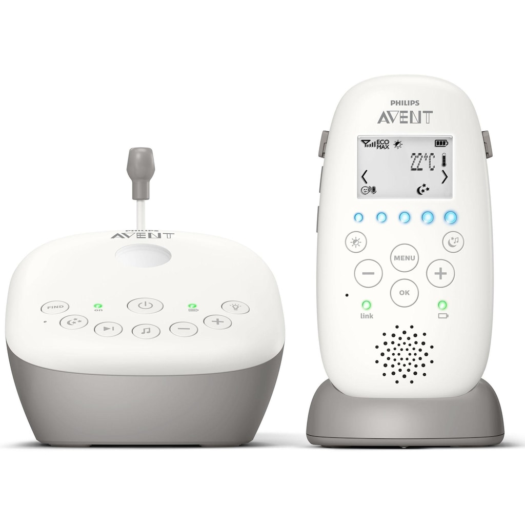 Philips AVENT Babyphone »SCD733/26«, mit Schlafliedern und Sternenhimmel-Projektion