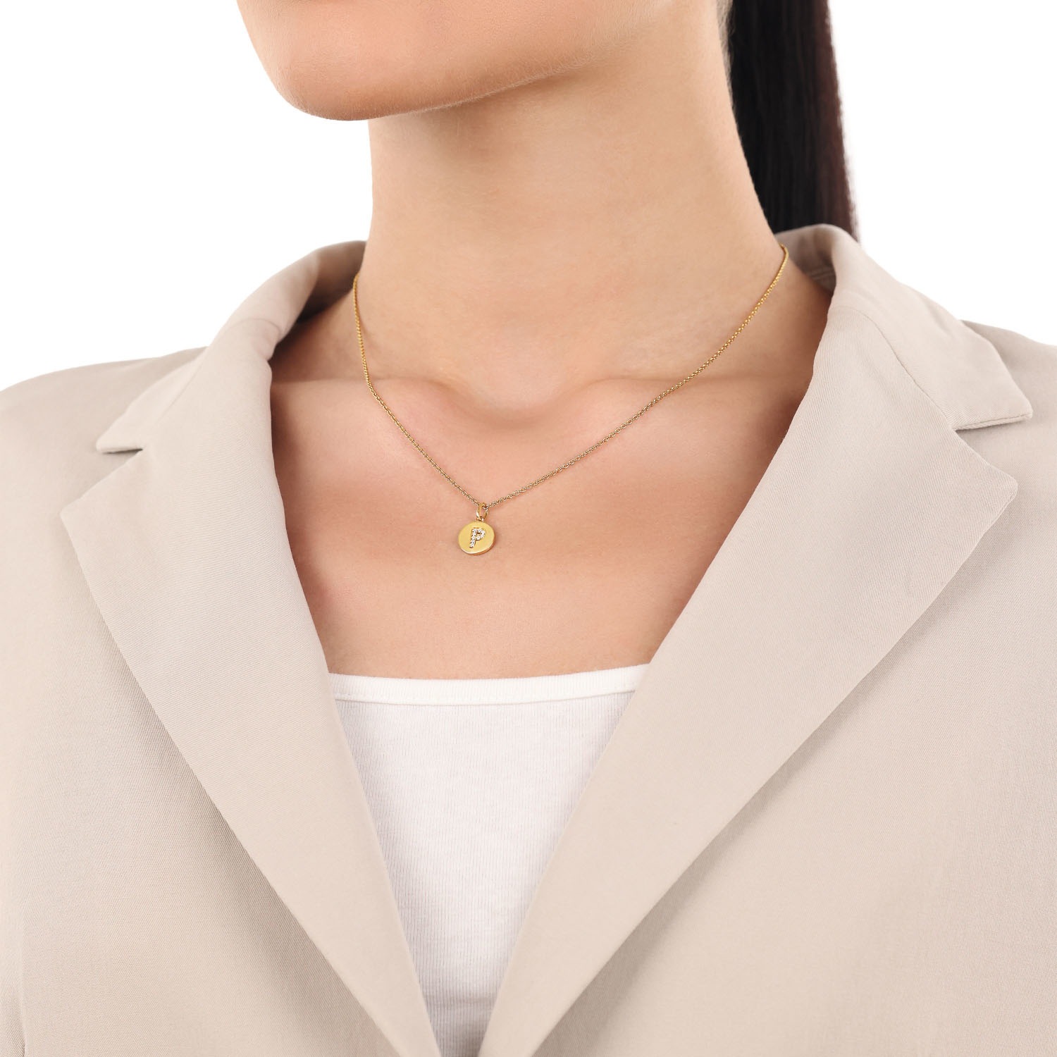 Amor Buchstabenanhänger »A-Z«  mit Zirkonia (synth.)