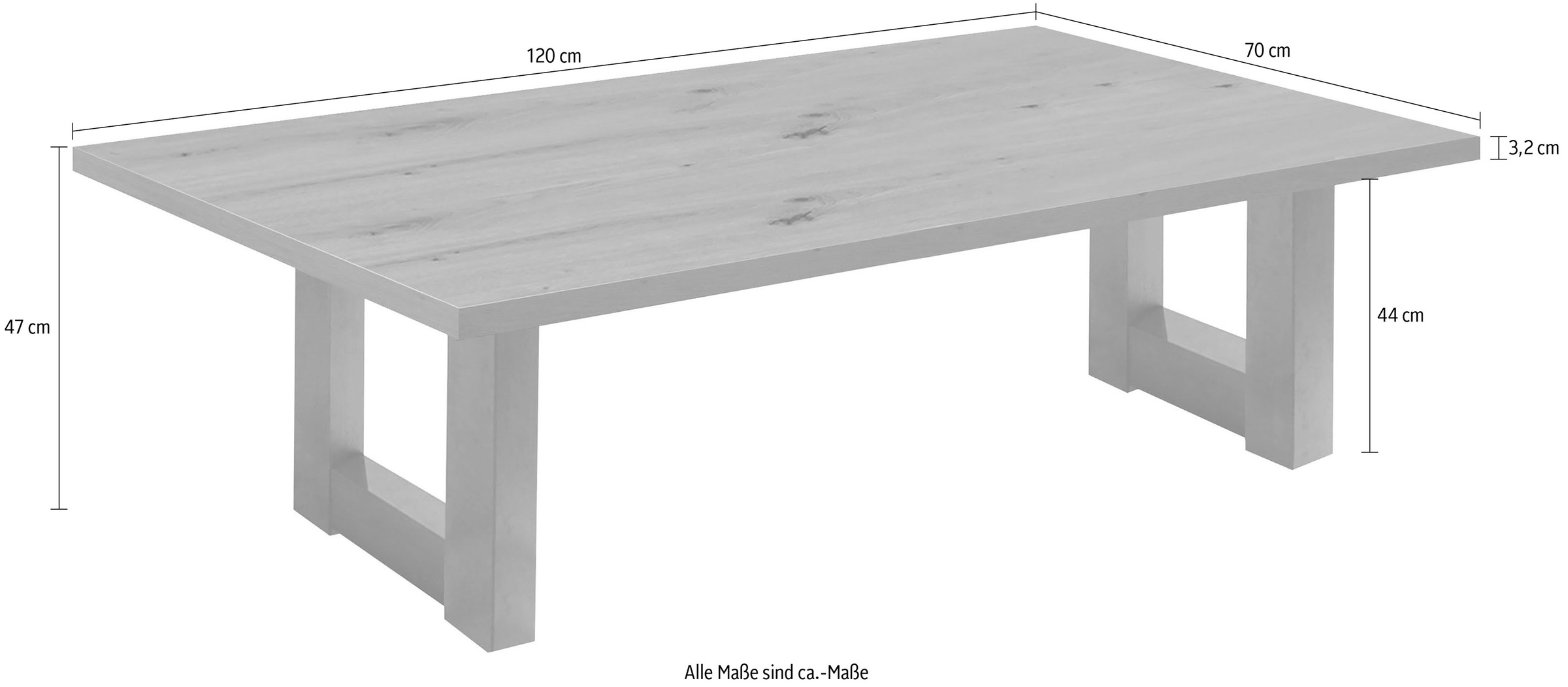 Mäusbacher Couchtisch »TOPSELLER!«, (Beistelltisch), Tisch, U-Gestell günstig online kaufen