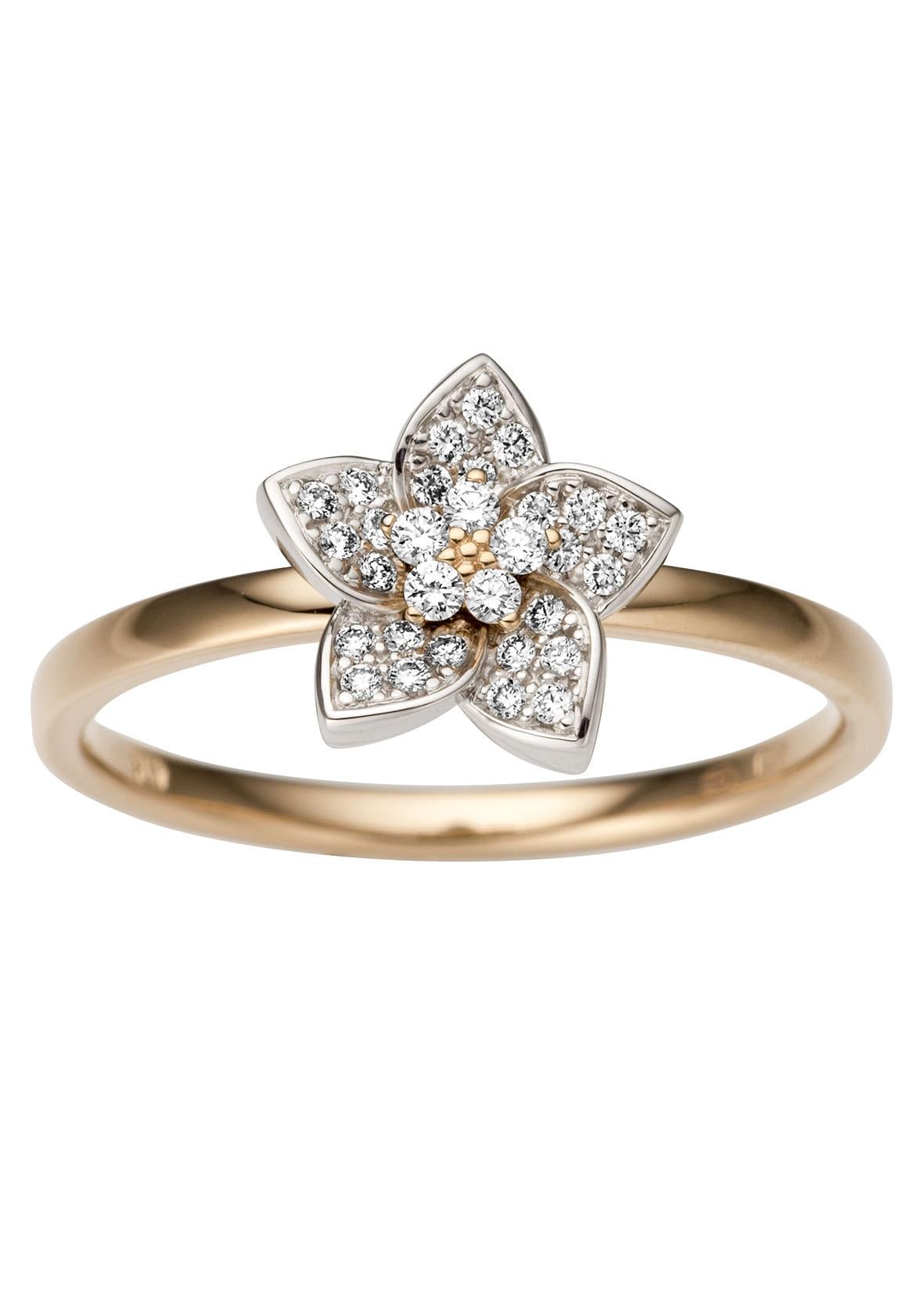 Firetti Goldring bestellen im Brillanten massiv«, Geschenk, Blume, Online-Shop »Schmuck mit