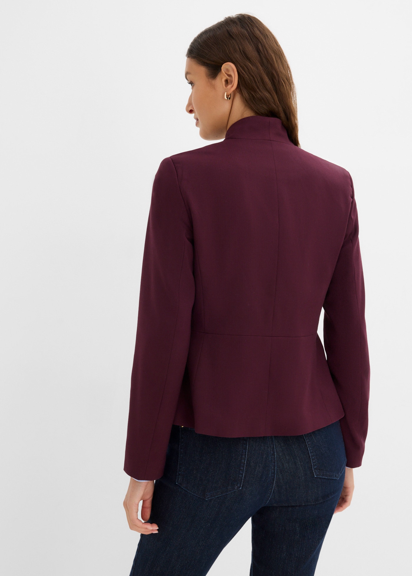 bonprix Jackenblazer mit Kelchkragen, bequeme Passform
