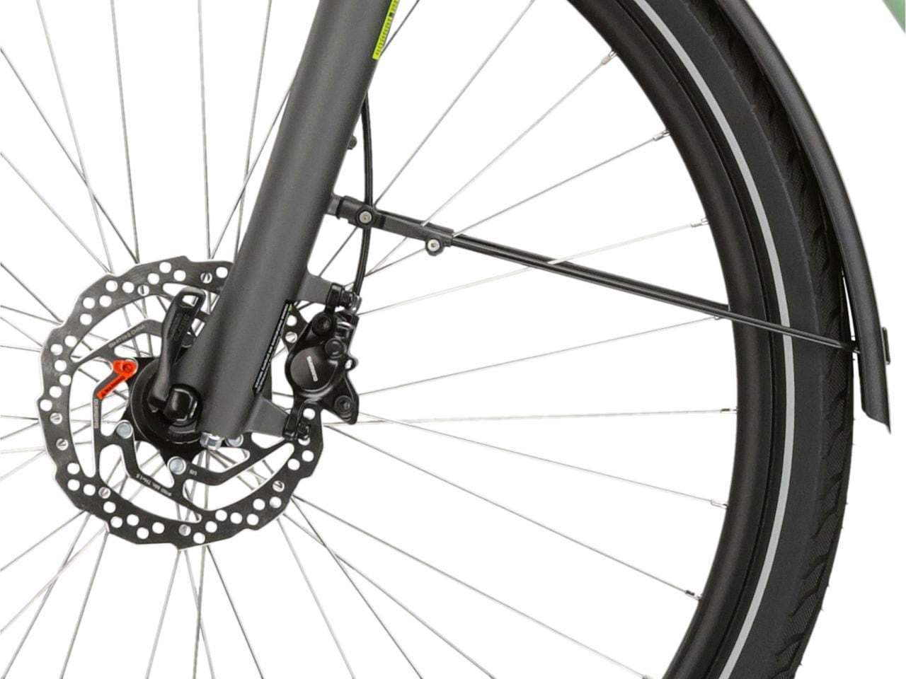Kross E-Bike »E-Citybike Sentio Hybrid 4.0 28 Zoll grün«, 7 Gang, Shimano, NEXUS, Mittelmotor 250 W