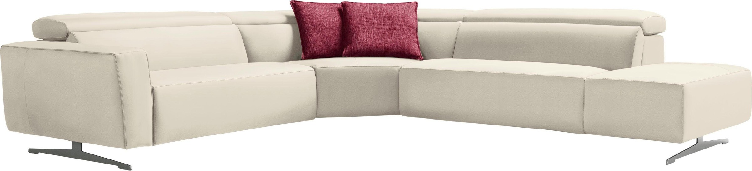 Egoitaliano Ecksofa »Stefanie-e, Designsofa der Extraklasse, bequem mit hoh günstig online kaufen