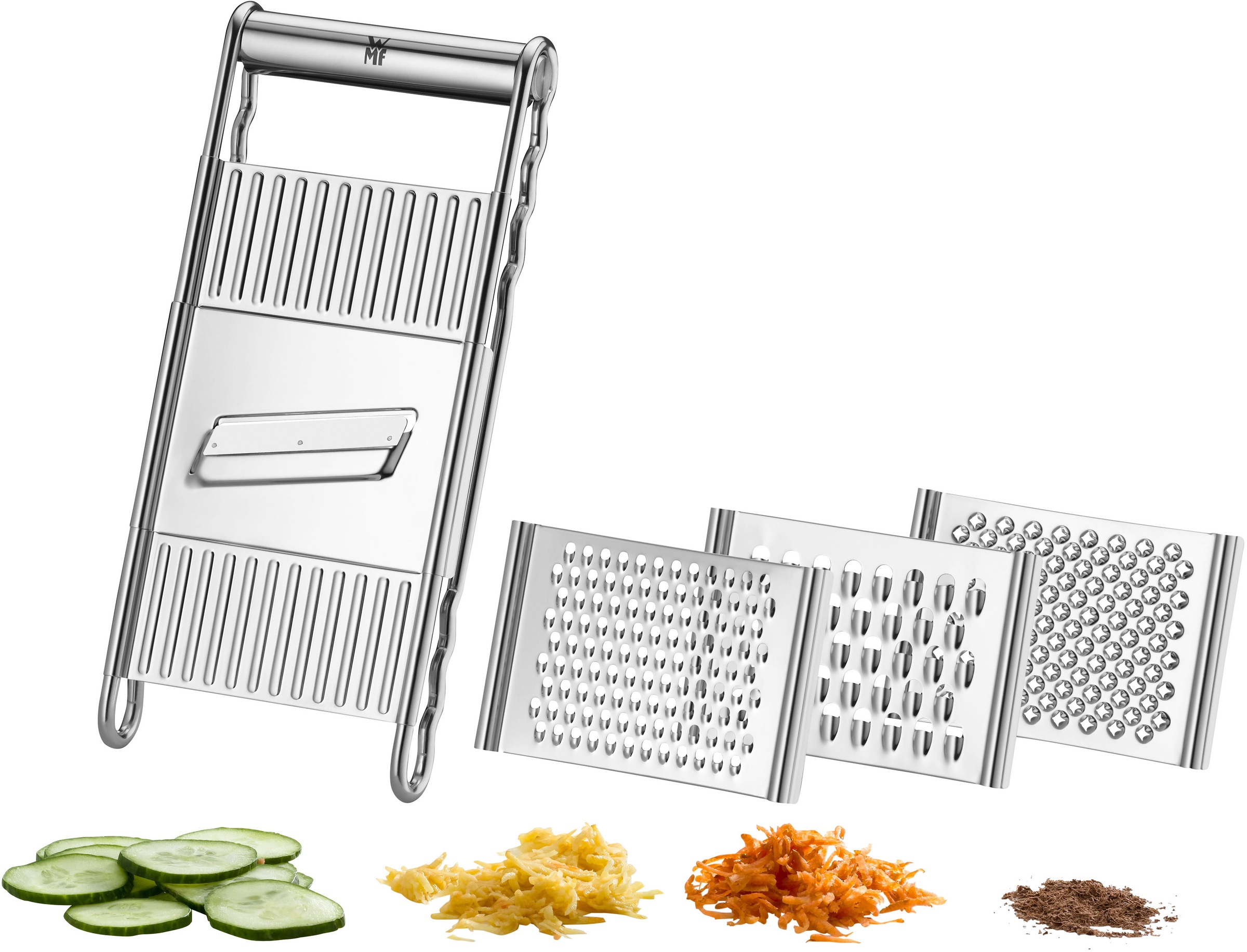 WMF Multireibe »Gourmet« 4 Einsätze, Hobeln, Raspeln, Reiben, Schneiden, Cr günstig online kaufen