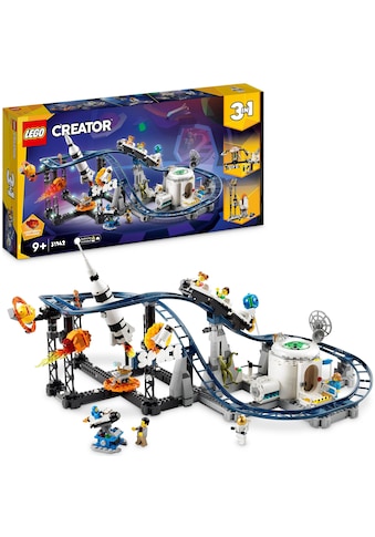 Konstruktionsspielsteine »Weltraum-Achterbahn (31142), LEGO® Creator 3in1«, (874 St.)