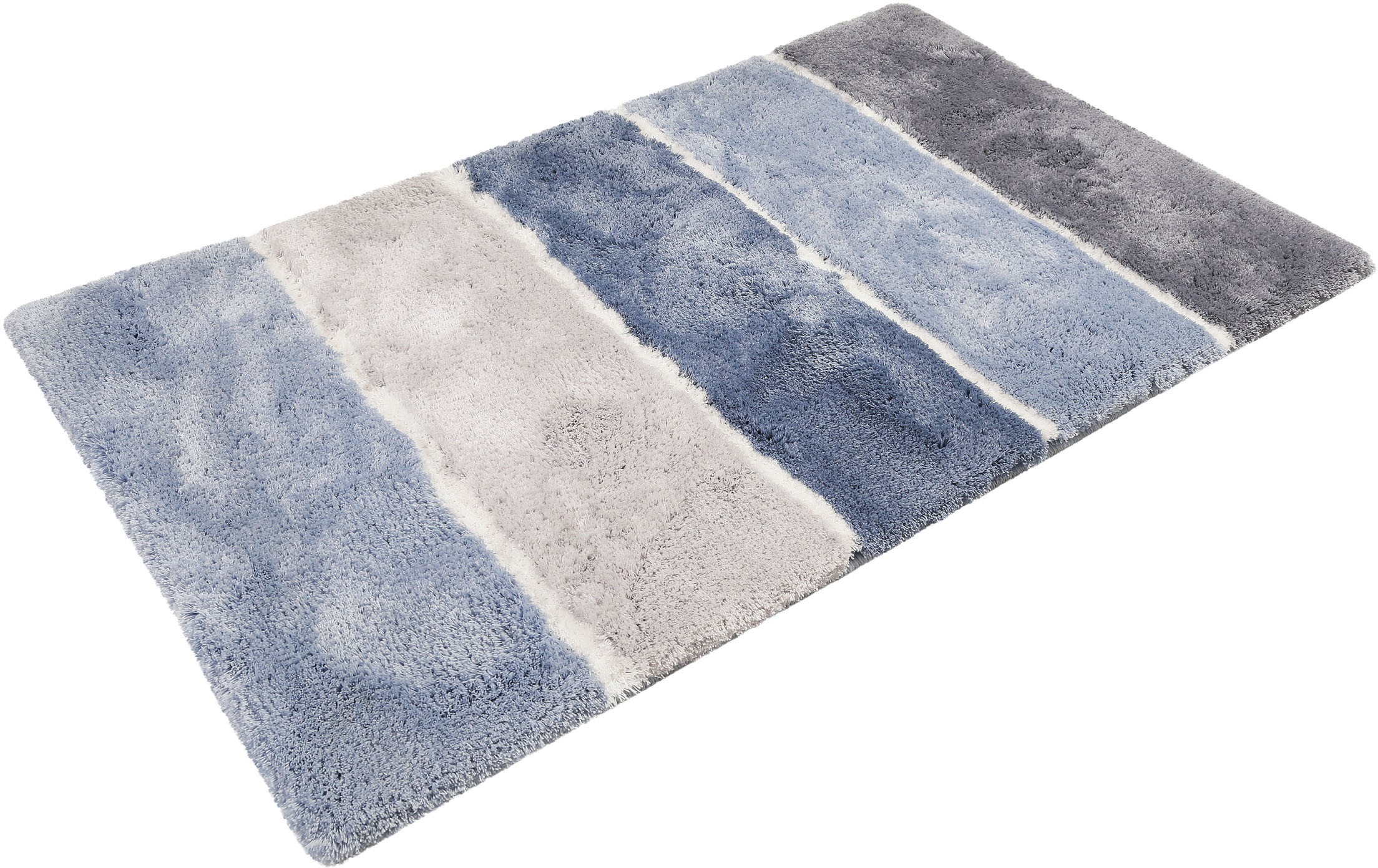 Homie Living Badematte "Rio Marina" Höhe 30 mm rutschhemmend beschichtet fu günstig online kaufen