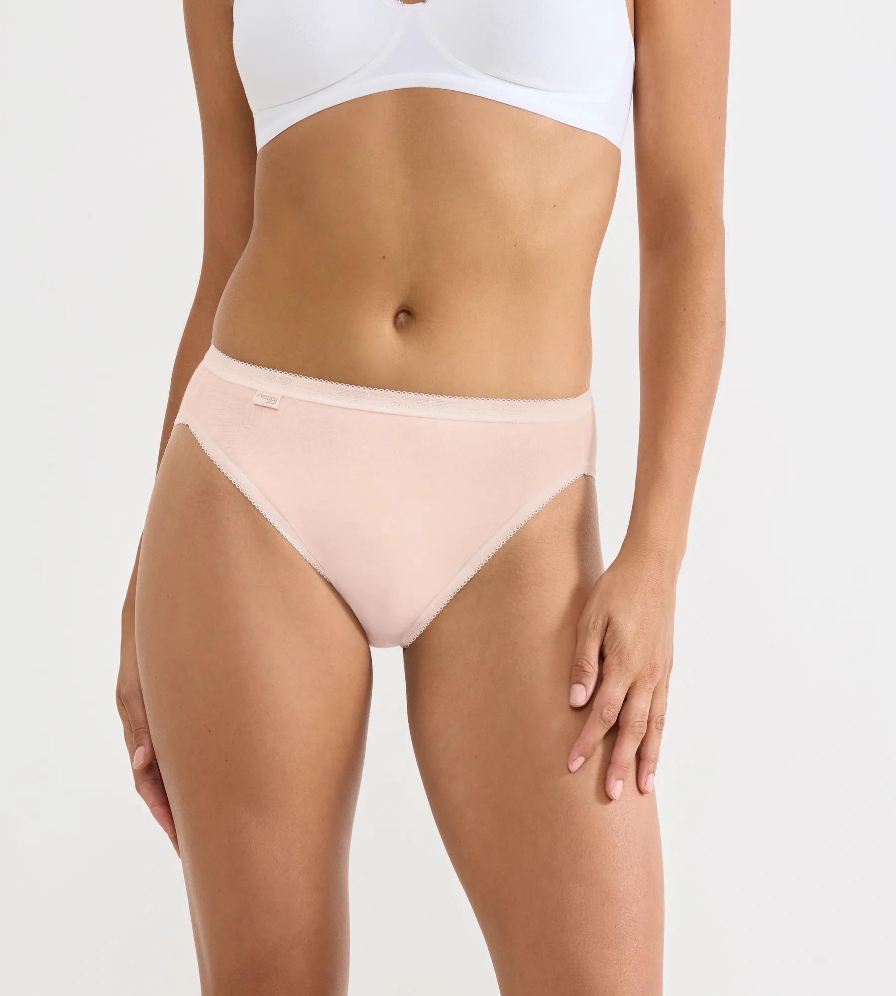 sloggi Taillenslip »Basic+ Tai« 3er Pack,  mit hohem Beinausschnitt, Cotton-Mix, glatte Nähte