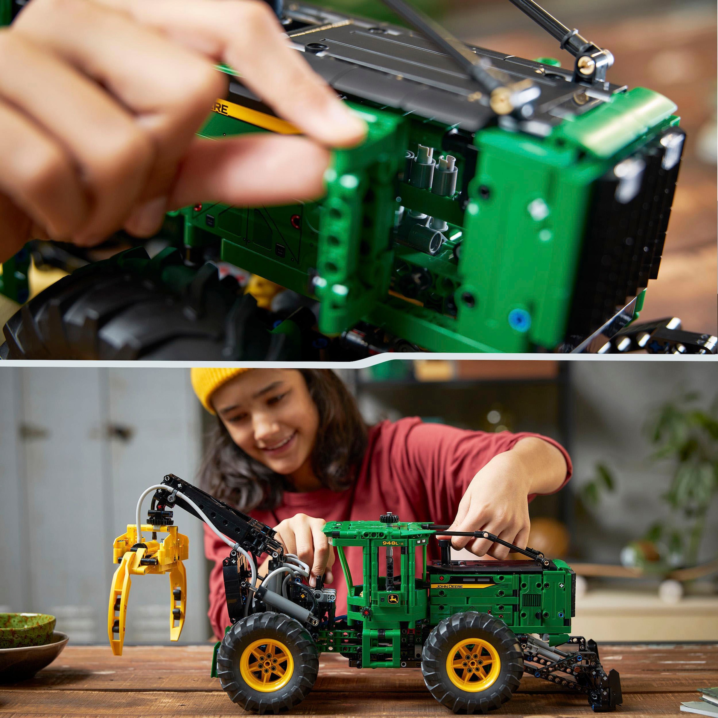 LEGO® Konstruktionsspielsteine »John Deere 948L-II Skidder (42157), LEGO® Technic«, (1492 St.), Made in Europe