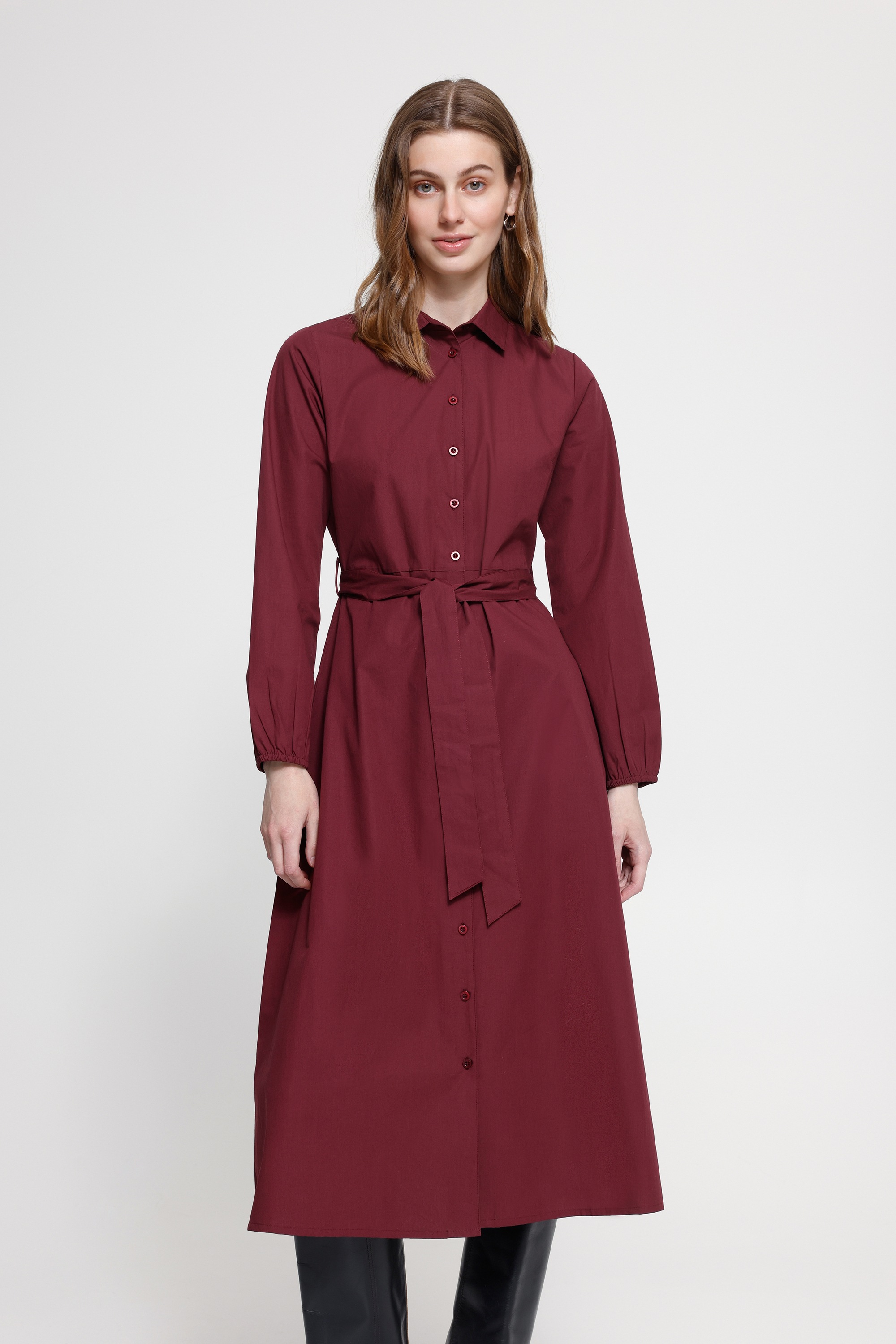 Ichi Midikleid »Damen Kleid IHFANTY«
