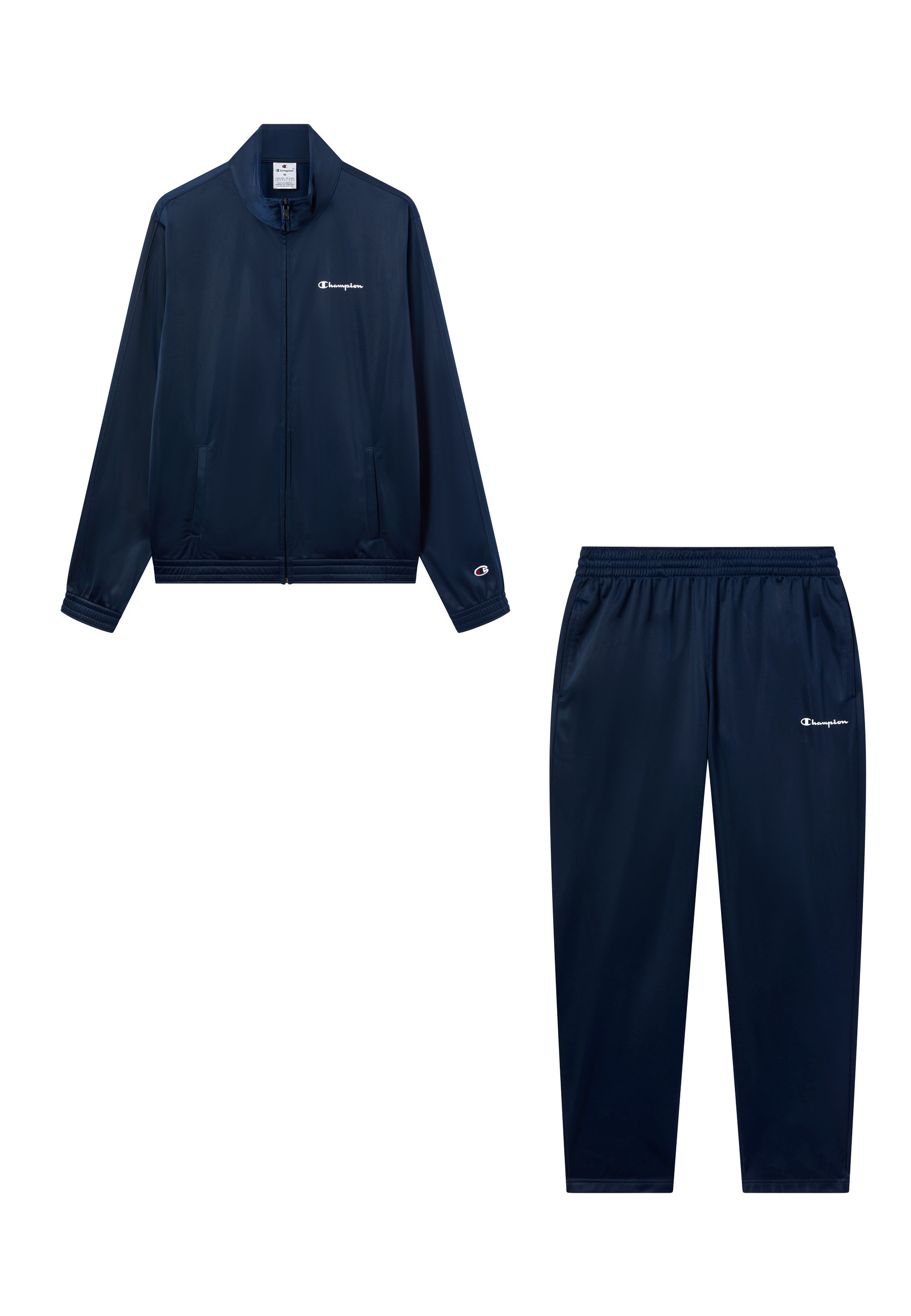 Champion Trainingsanzug »Tracksuit Small Logo« 2 Stk. zweiteiliges Set, mit Reißverschlusstaschen, aus Polyester