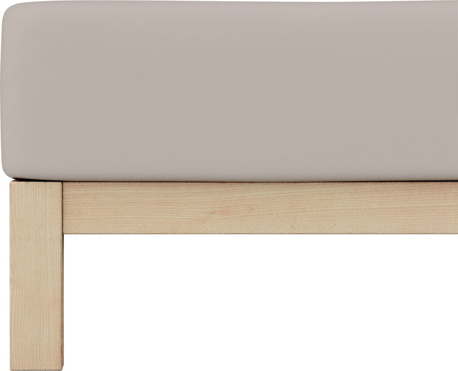 Schlafgut Spannbettlaken "PURE Bio-Baumwolle mit Elasthan, dehnbar blickdic günstig online kaufen