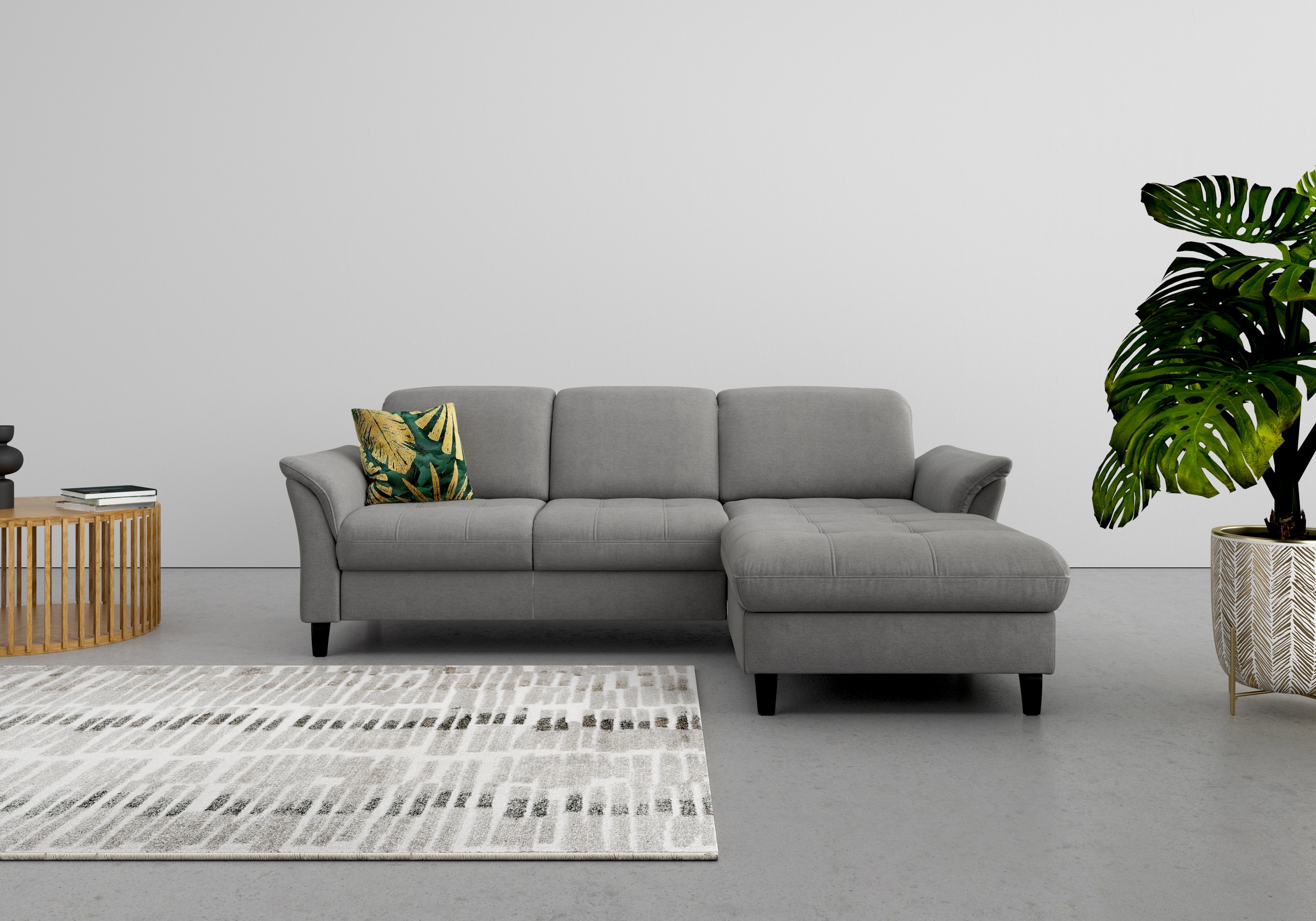 sit&more Ecksofa »Maggiore L-Form«, wahlweise mit Kopfteilverstellung, Bett günstig online kaufen