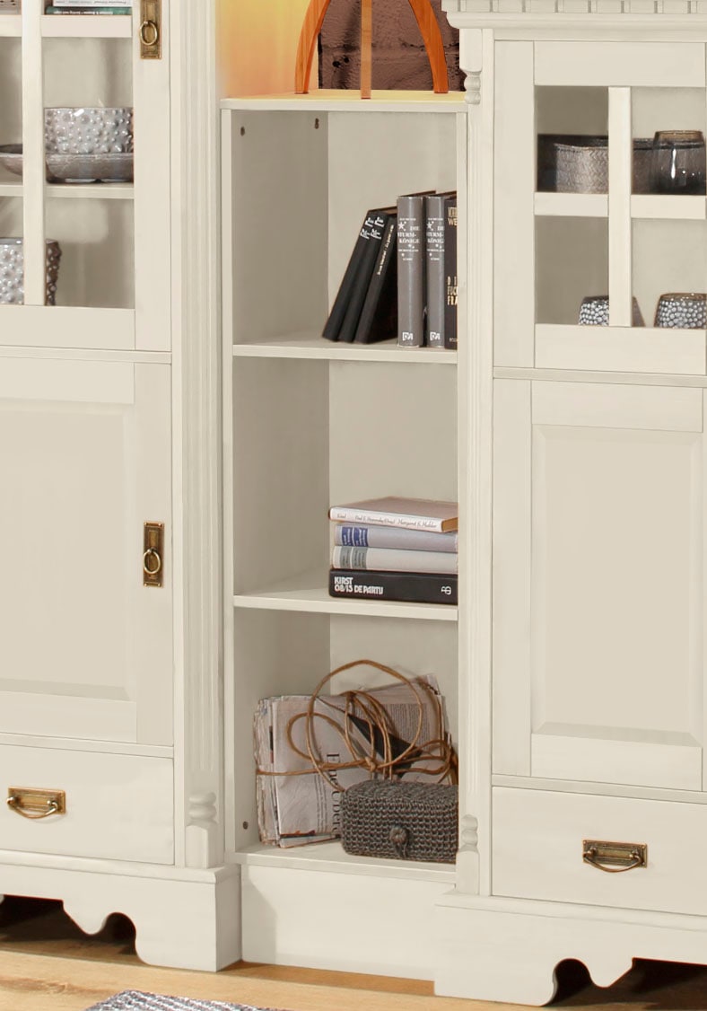 Home affaire Regal »Milan« Höhe 128 cm, Massivholz, FSC®-zertifiziert günstig online kaufen