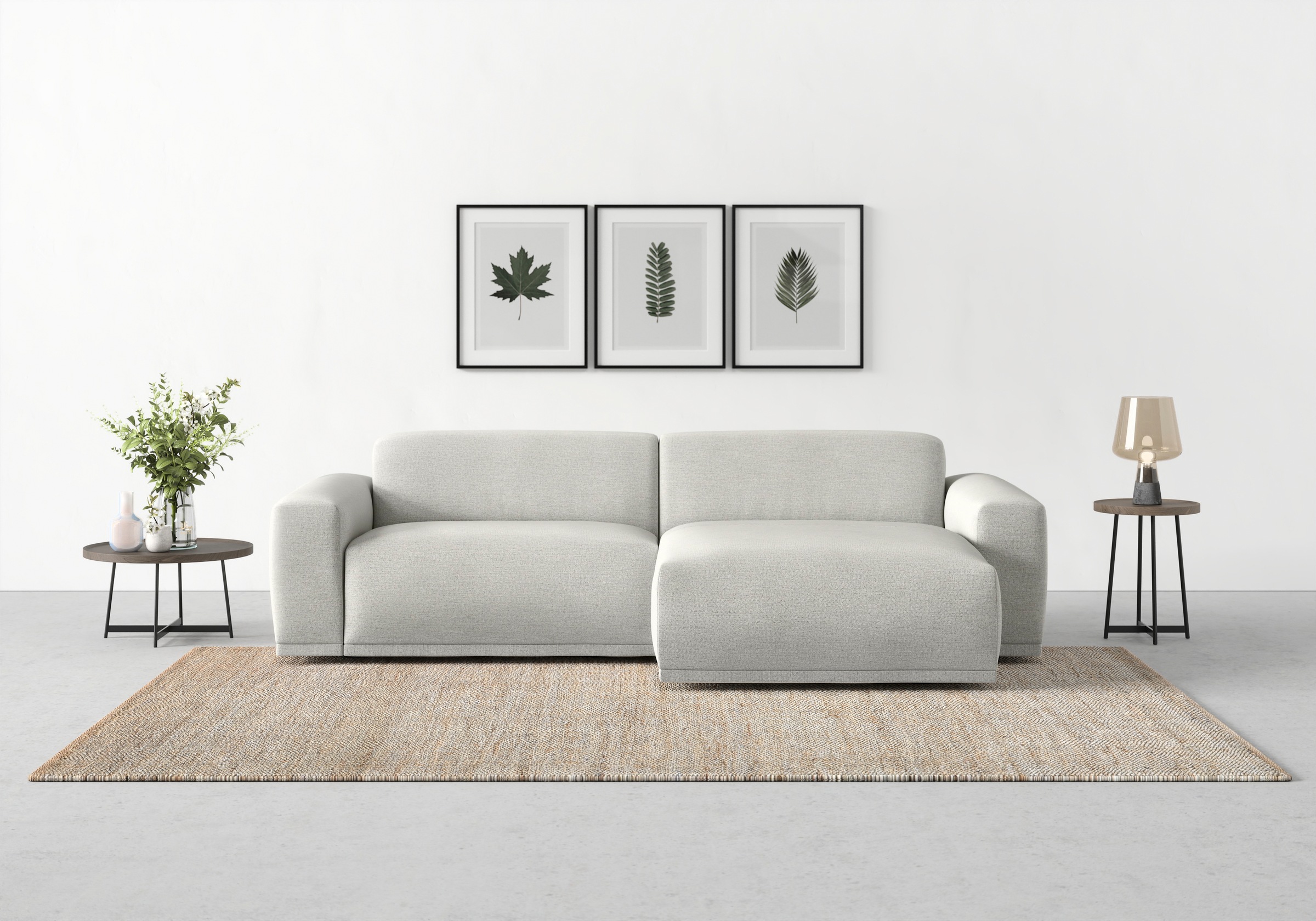 TRENDMANUFAKTUR Ecksofa "Braga, mit hochwertigem Kaltschaum, L-Form, in Cor günstig online kaufen