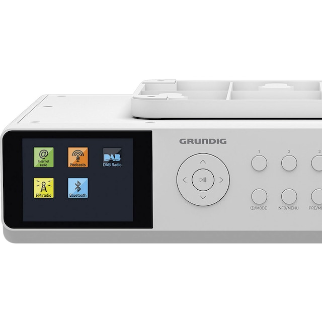 Grundig Küchen-Radio »DKR 3000 BT DAB+ WEB«, (Bluetooth-WLAN Digitalradio ( DAB+)-FM-Tuner-Internetradio-FM-Tuner mit RDS 14 W) auf Rechnung kaufen