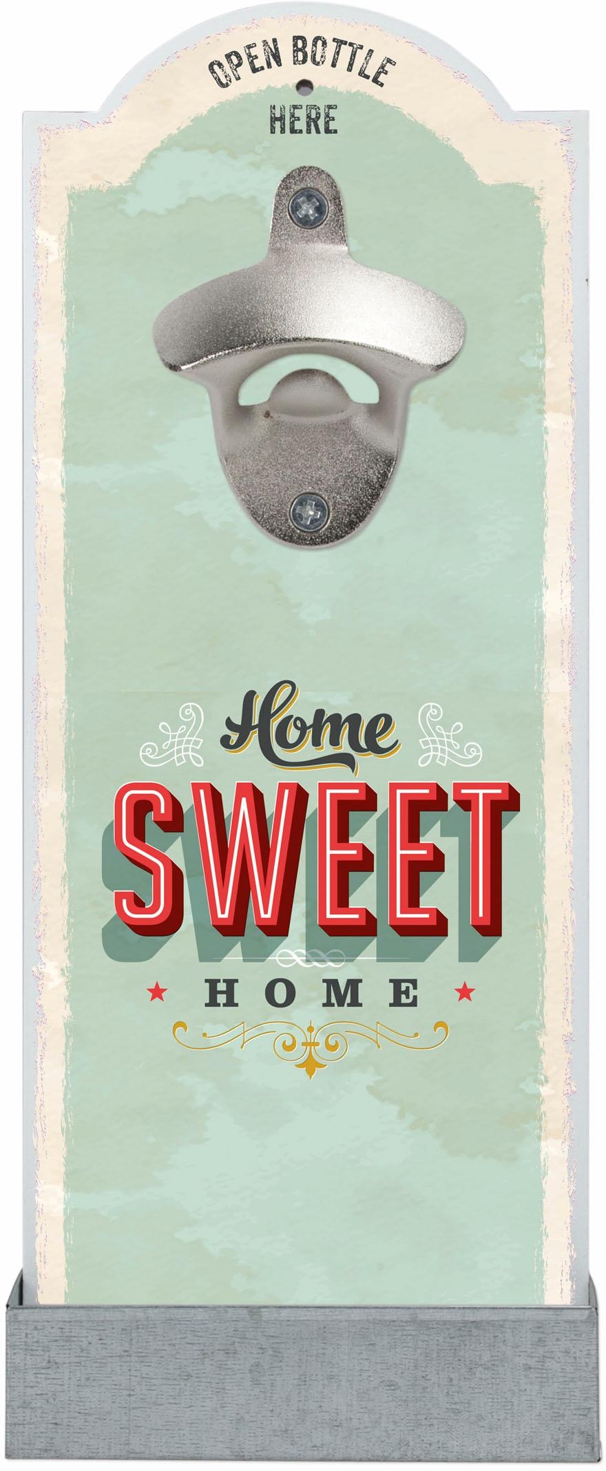 Flaschenöffner »Home Sweet Home«, für die Wand