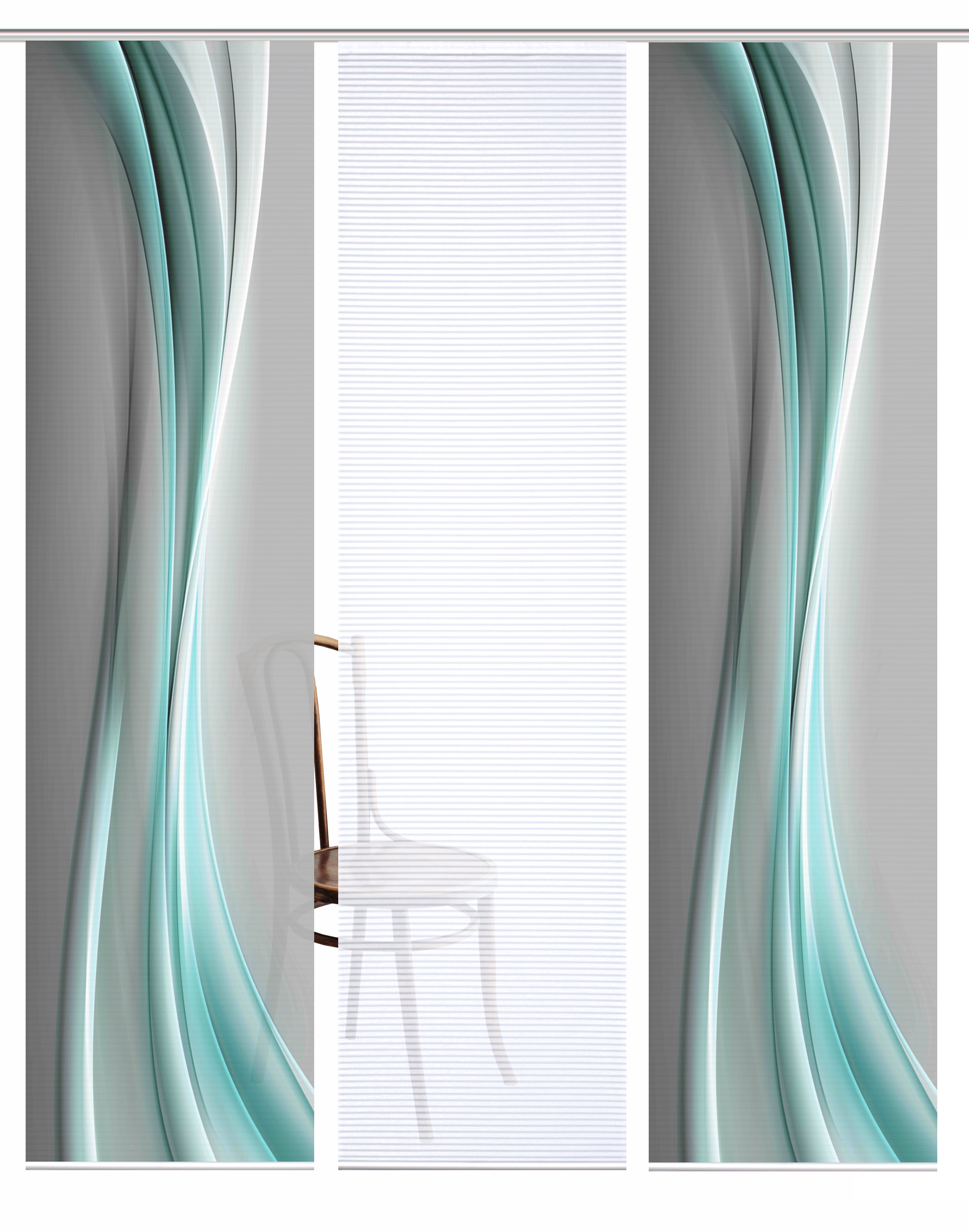 HOME in green Schiebegardine 84070 ELANIA günstig online kaufen