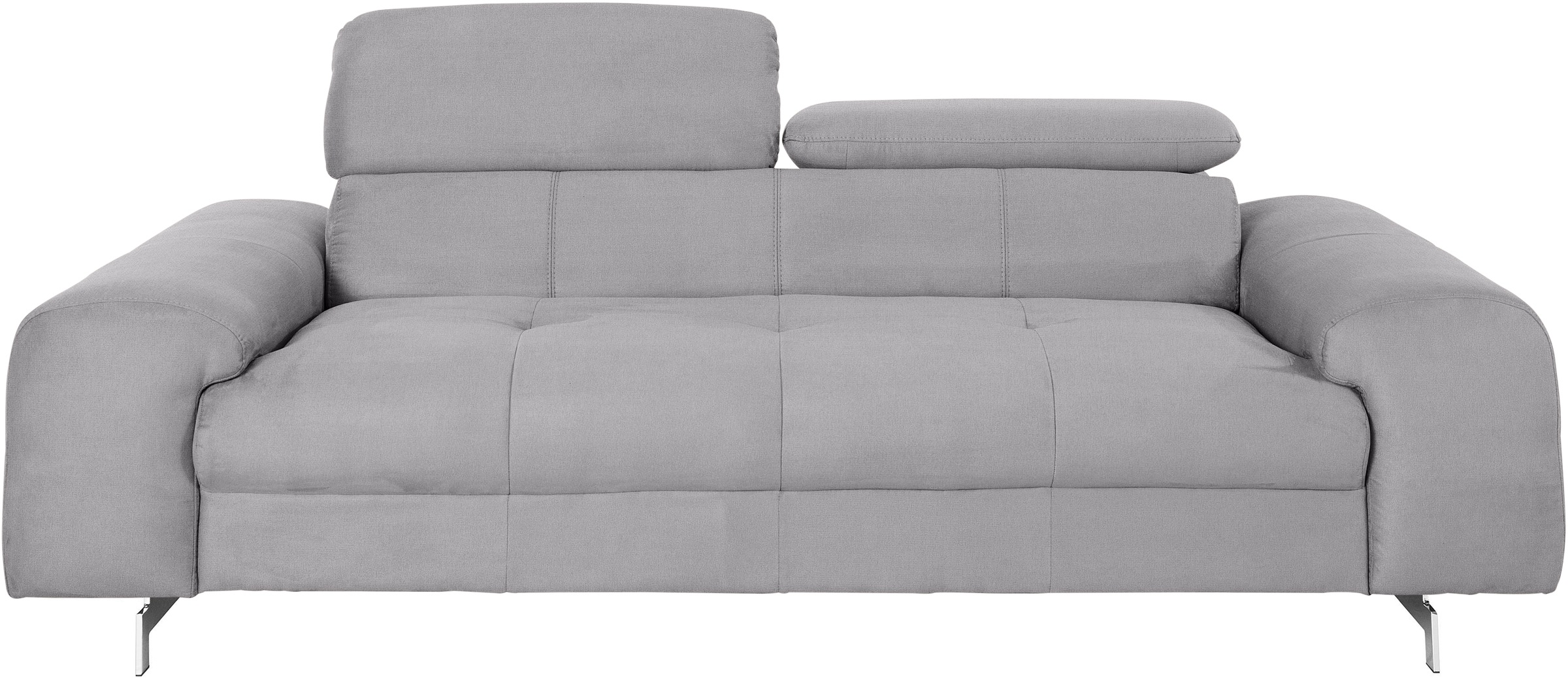 COTTA 3-Sitzer »Chef«, Big-Sofa mit Kopfteilverstellung, edle Metallkufen