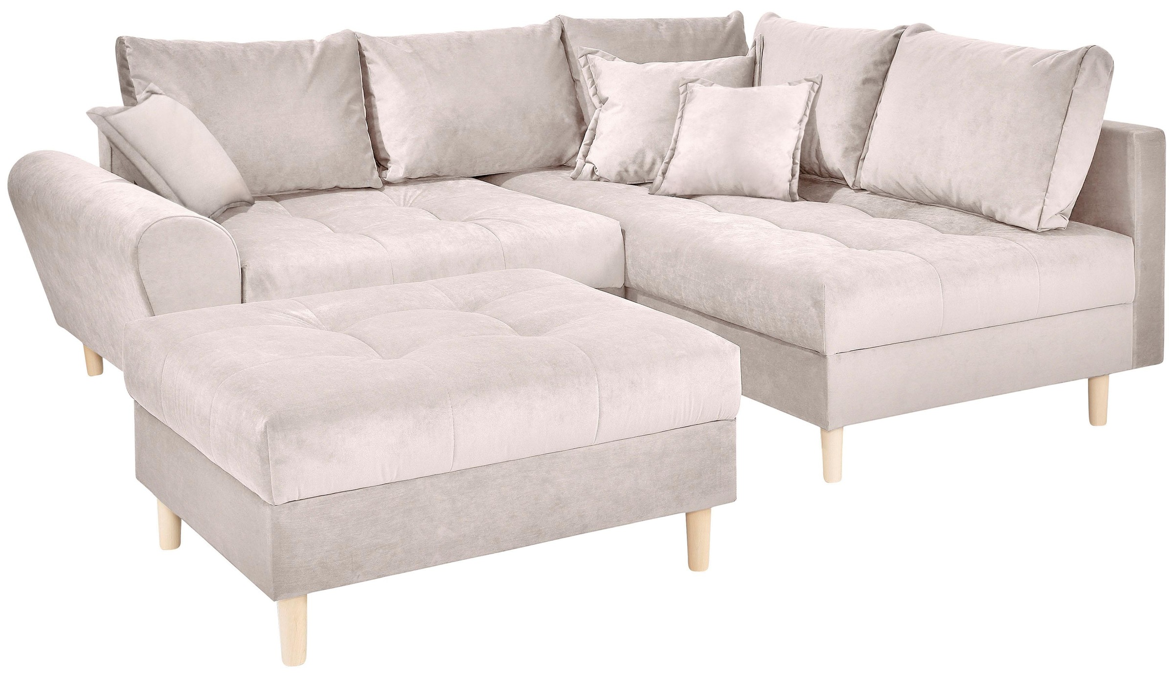 Home affaire Ecksofa »Rice L-Form, B: 223 cm - OTTO. Verlässliche Qualität. günstig online kaufen