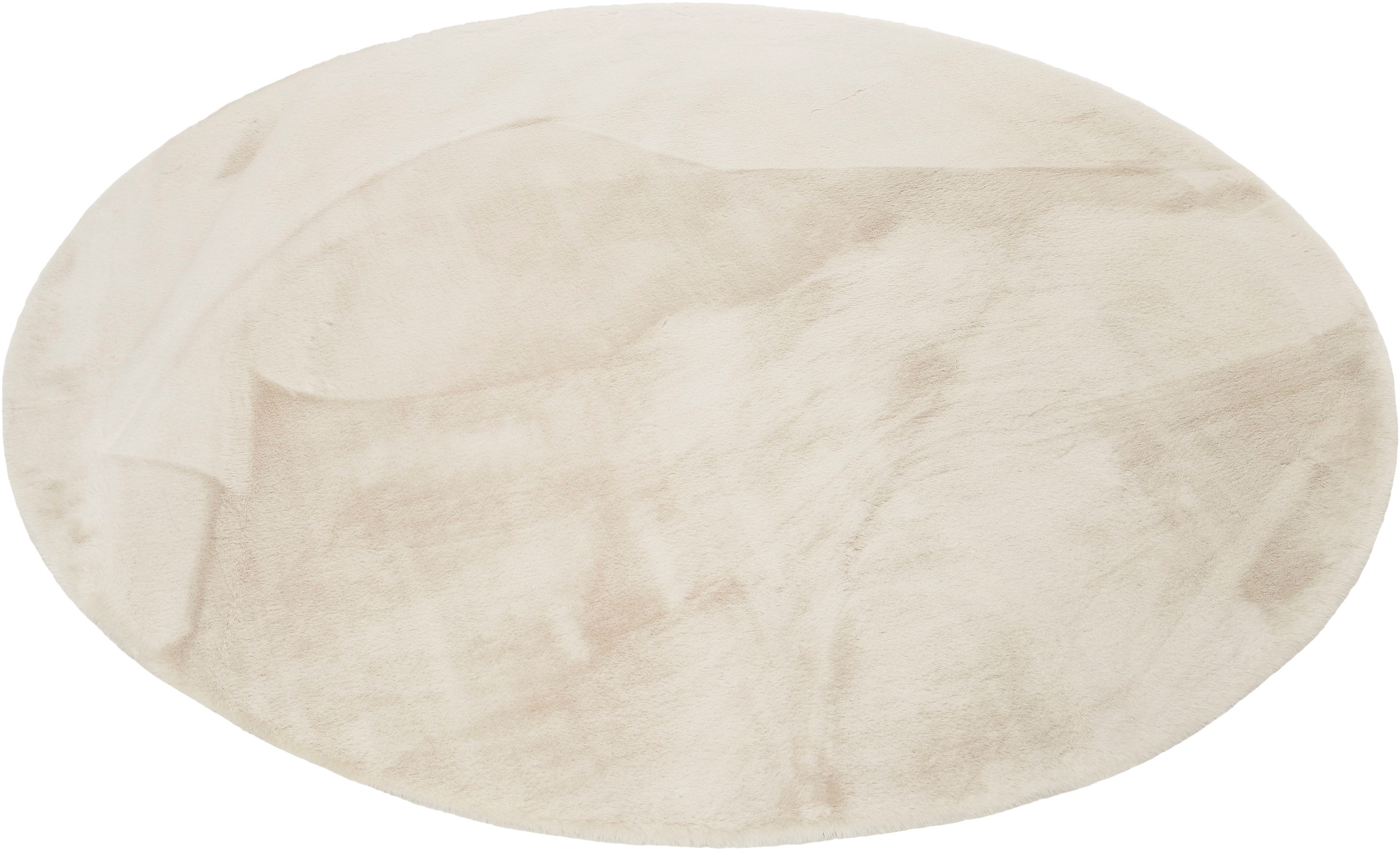 Esprit Hochflor-Teppich »Alice Kunstfell«, rund, Kaninchenfell-Haptik, besonders  weich und dicht, für alle Räume auf Rechnung bestellen