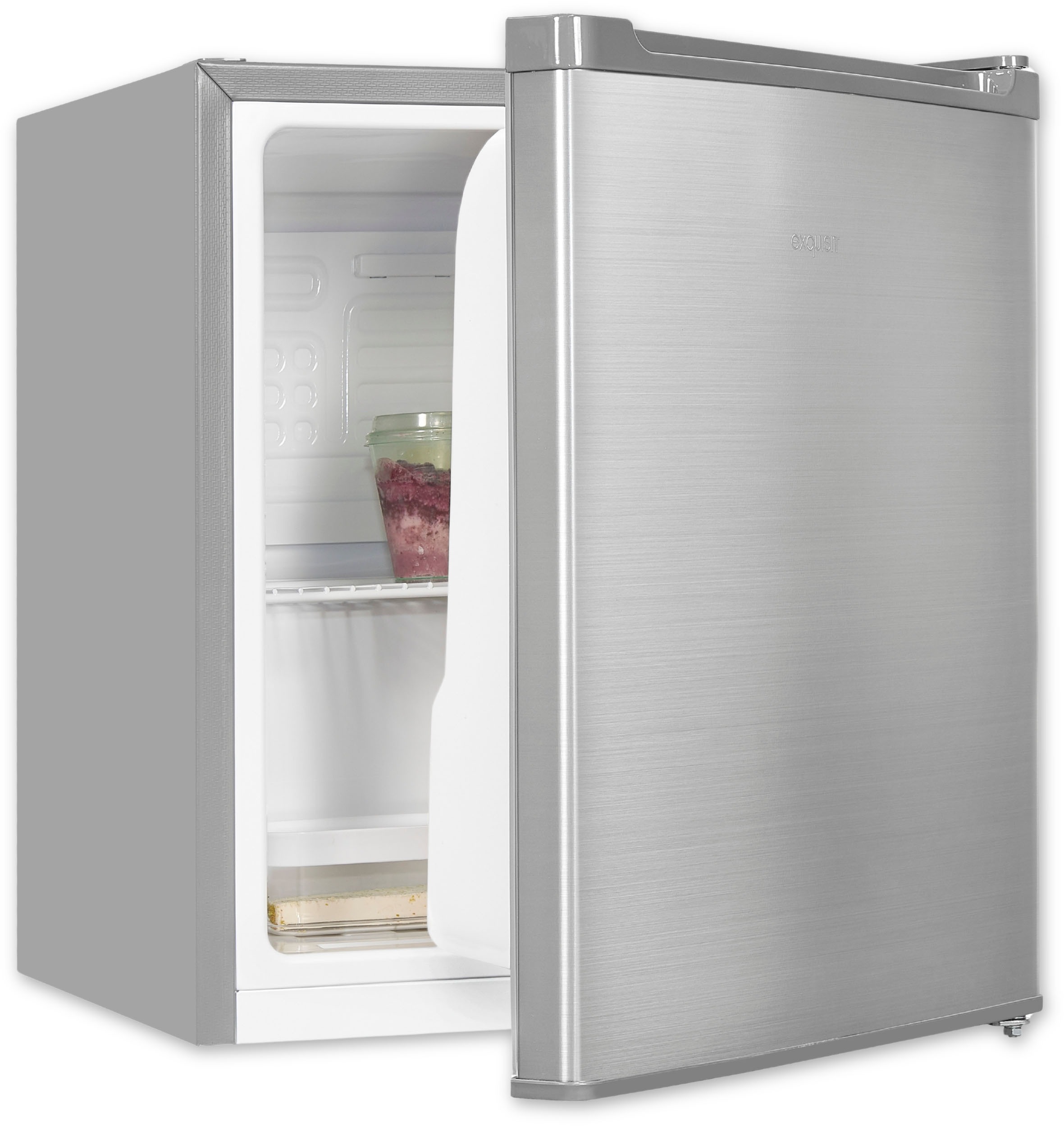 exquisit Kühlschrank »KB05-V-040E inoxlook« günstig online kaufen