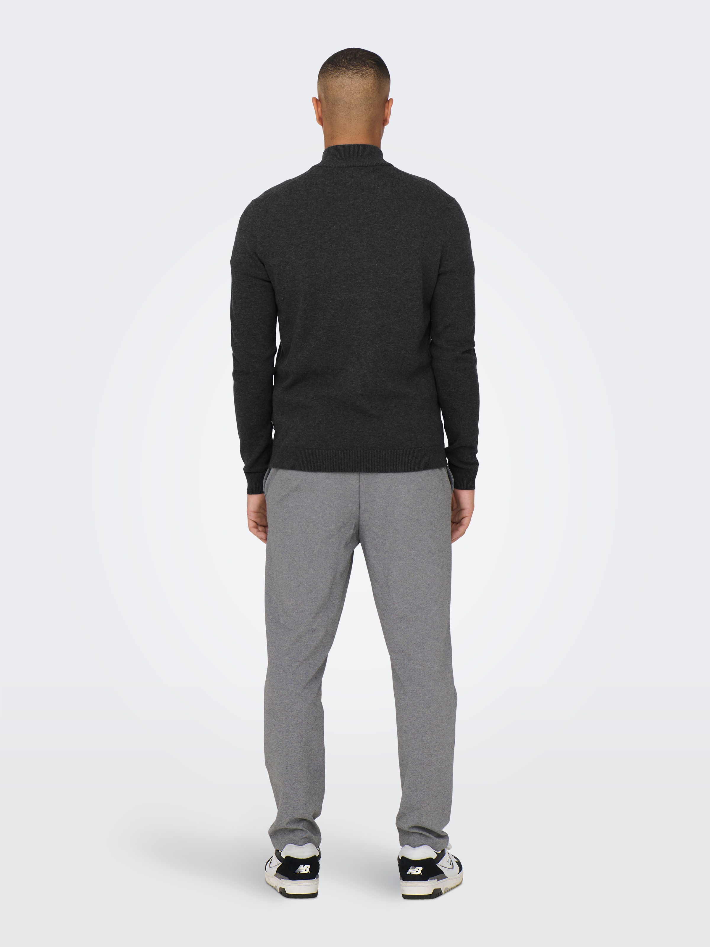 ONLY & SONS Strickpullover »ONSALEX REG 12 HALF ZIP KNIT«